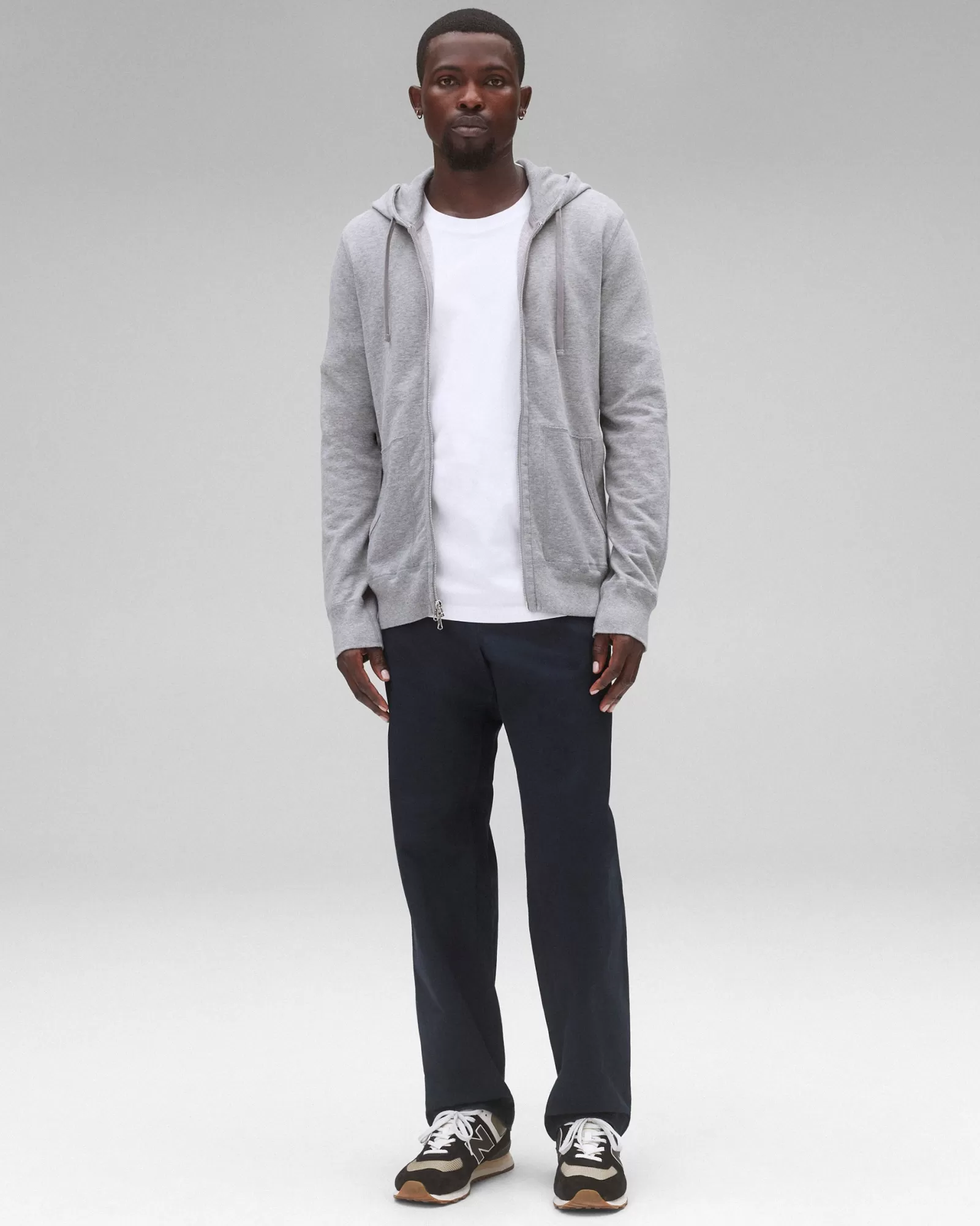 Reigning Champ Lightweight Terry Slim Zip Hoodie