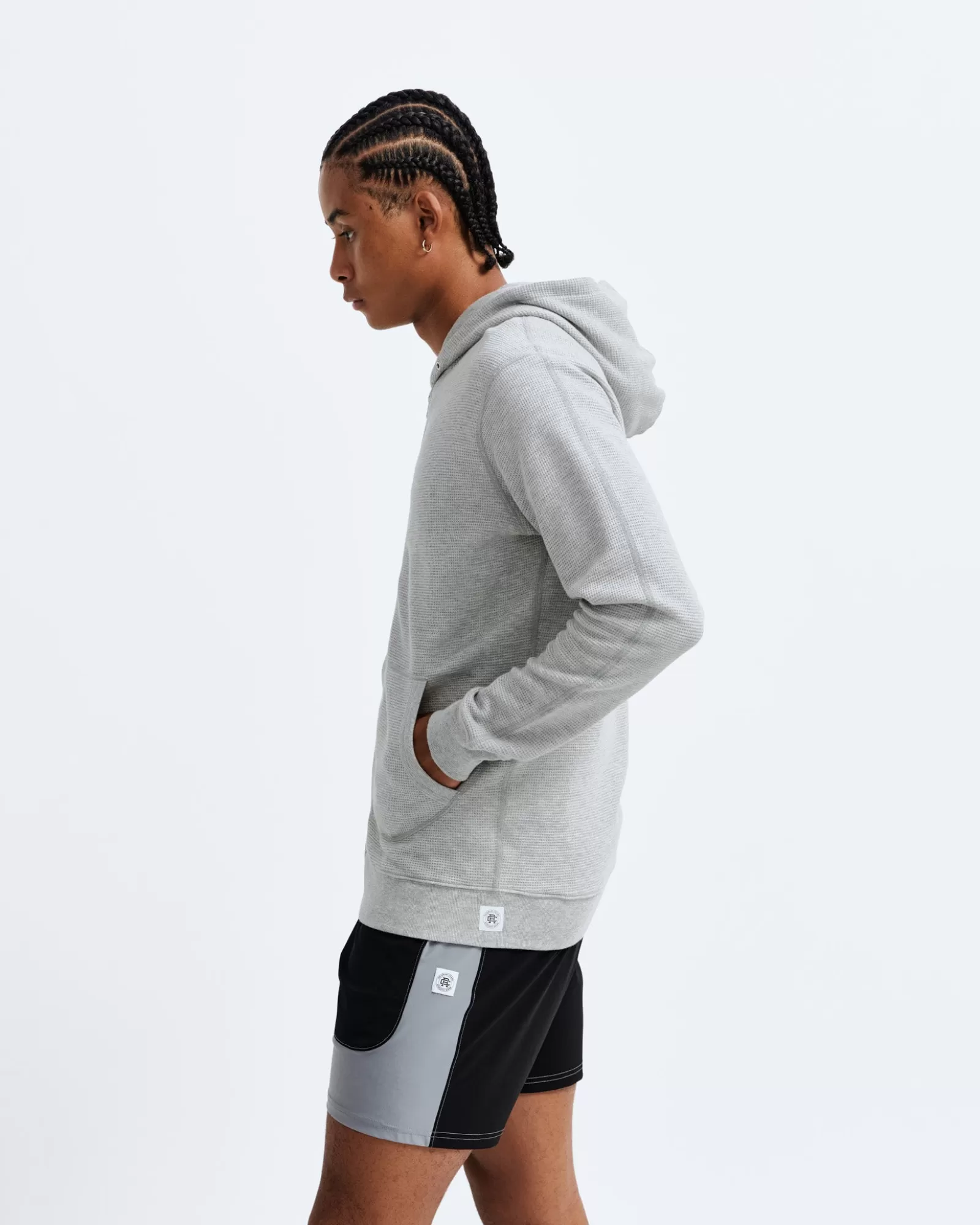 Reigning Champ Lightweight Waffle Full Zip Hoodie