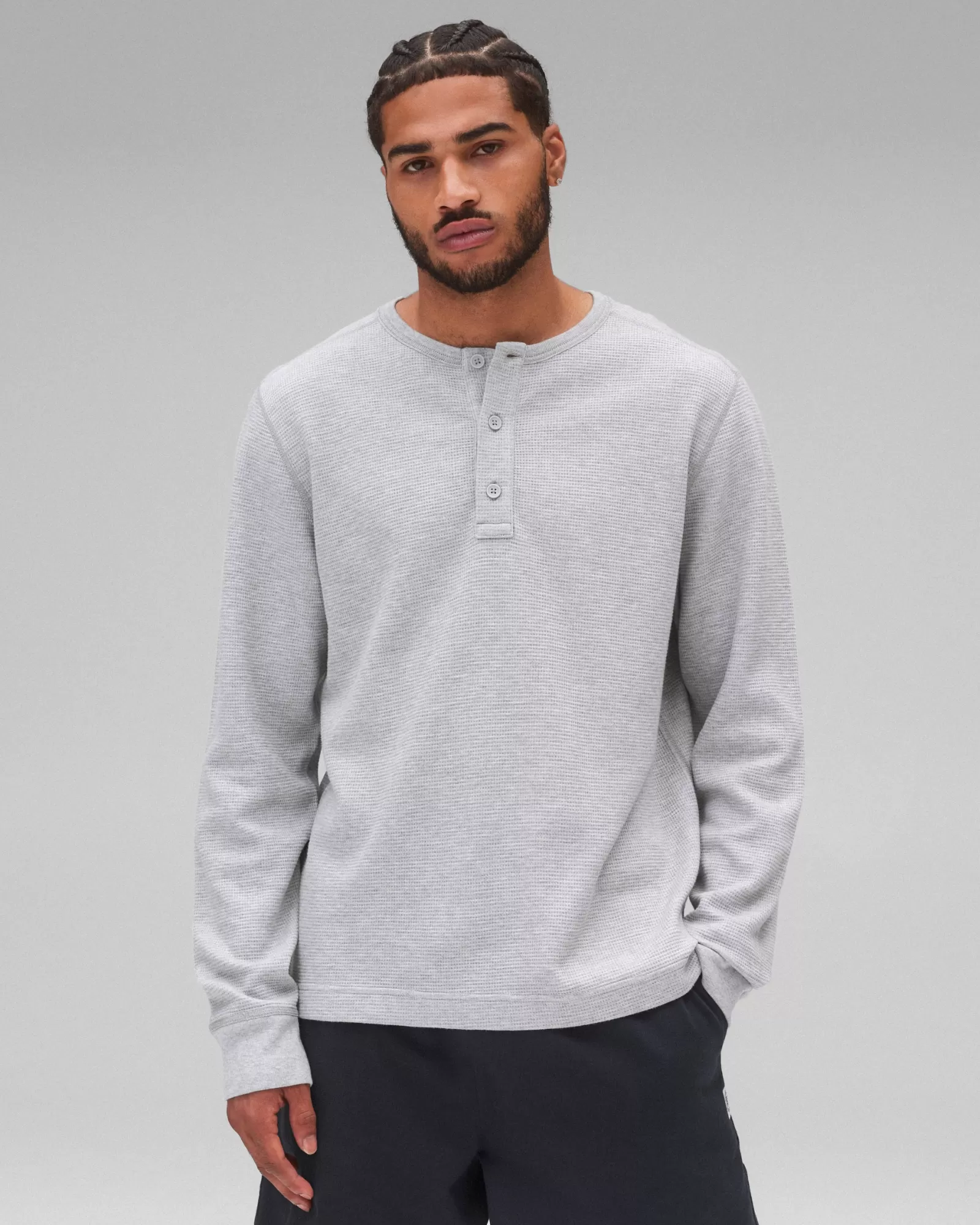 Reigning Champ Lightweight Waffle Henley