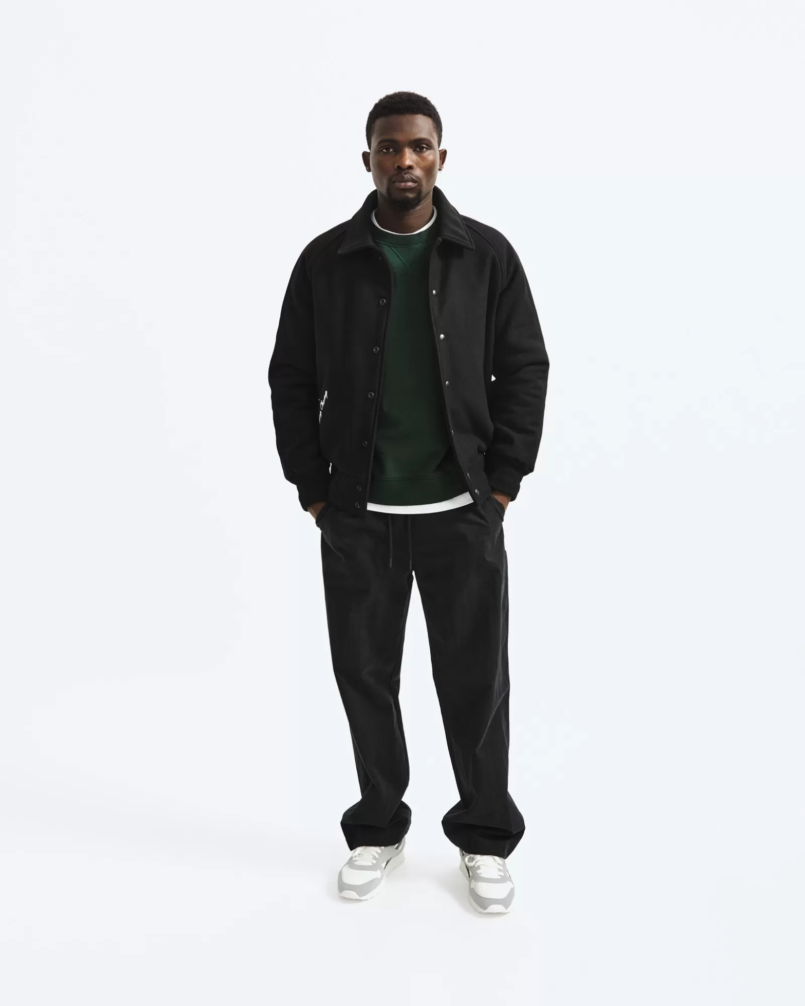 Reigning Champ Lobos Varsity Jacket