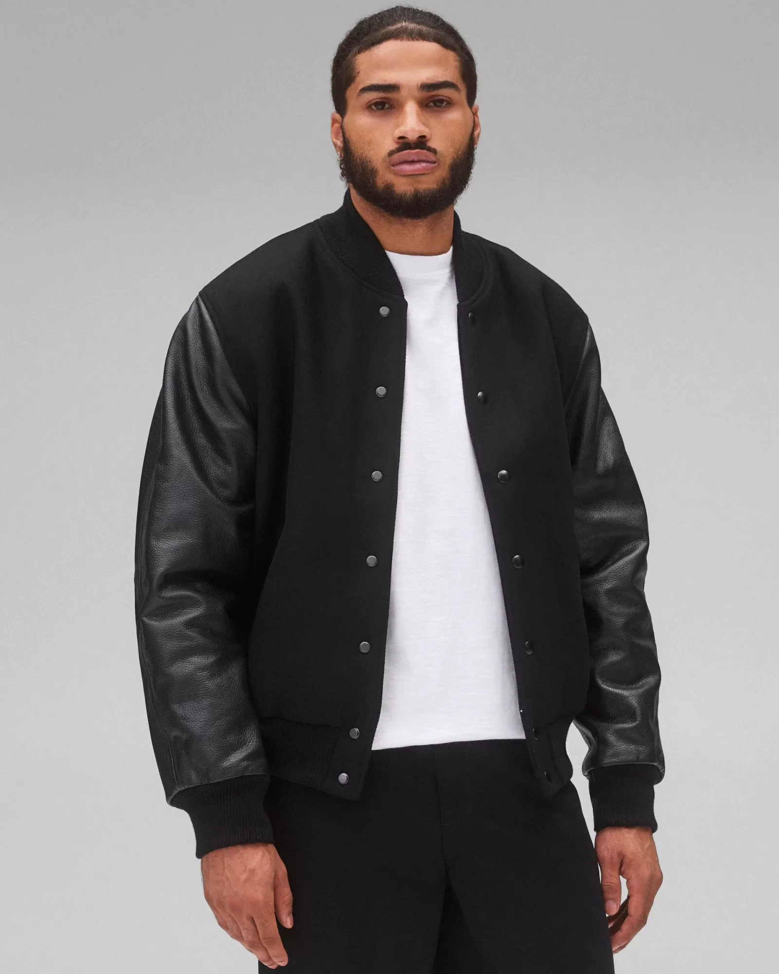 Reigning Champ Melton Wool Varsity Jacket