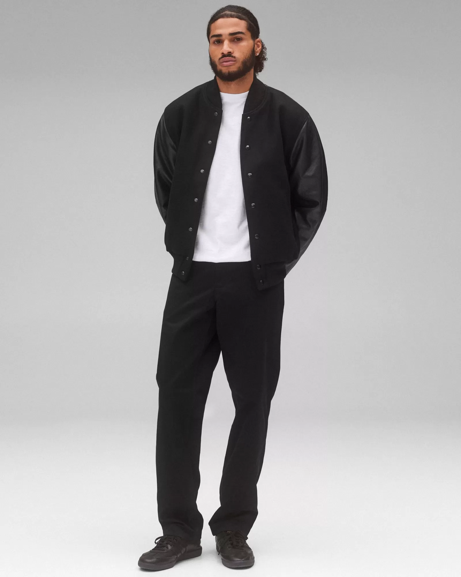 Reigning Champ Melton Wool Varsity Jacket