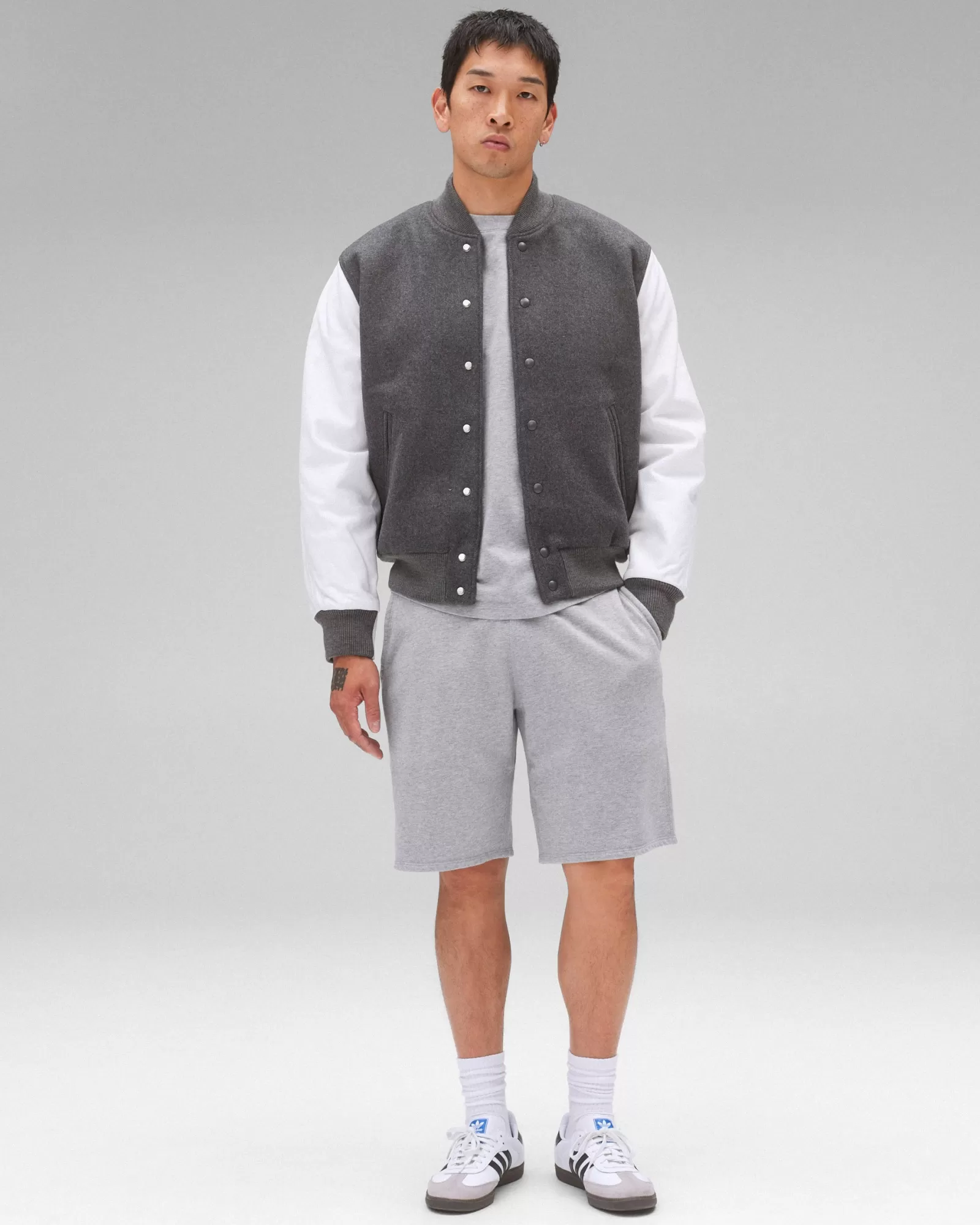 Reigning Champ Melton Wool Varsity Jacket