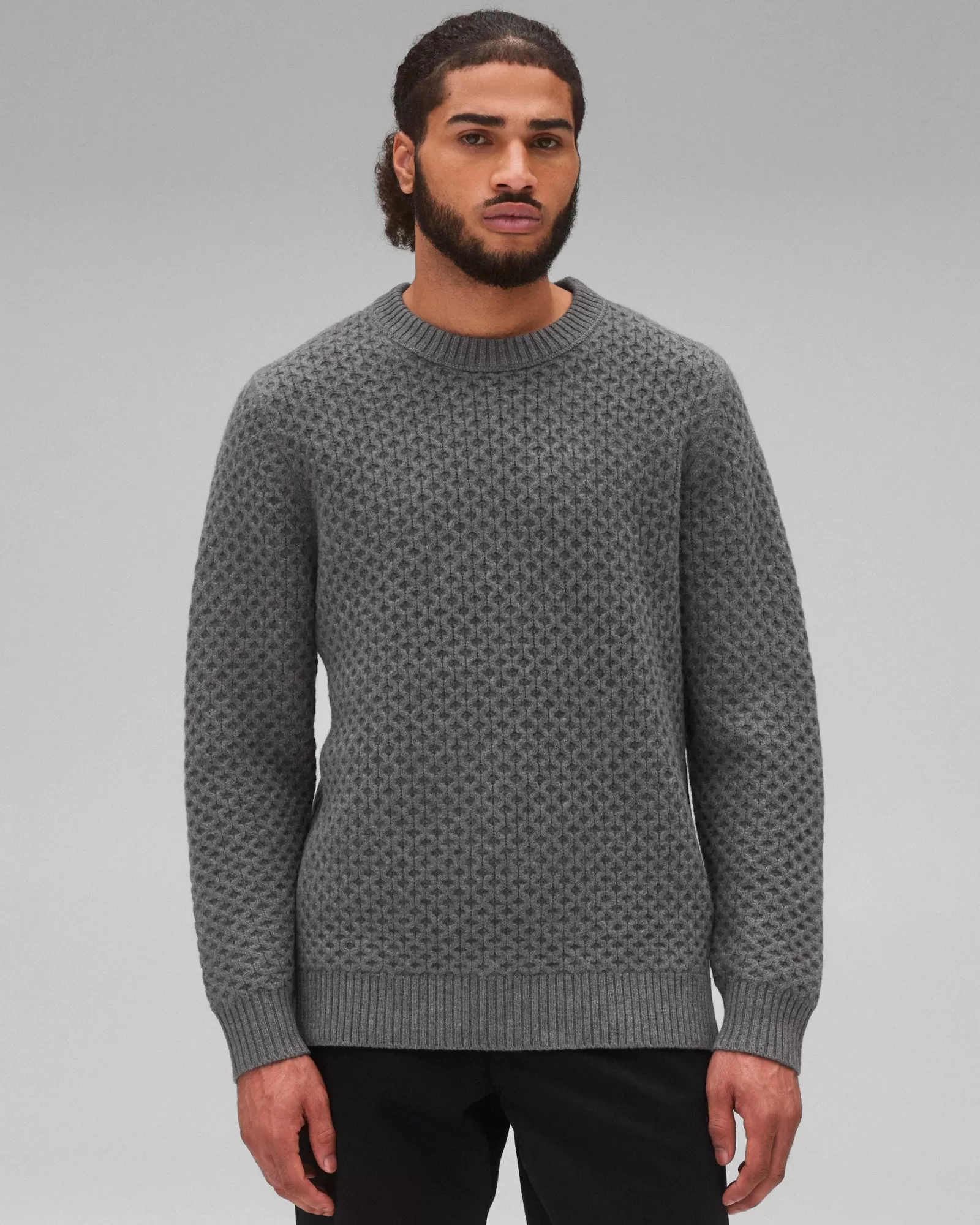 Reigning Champ Merino Honeycomb Crewneck