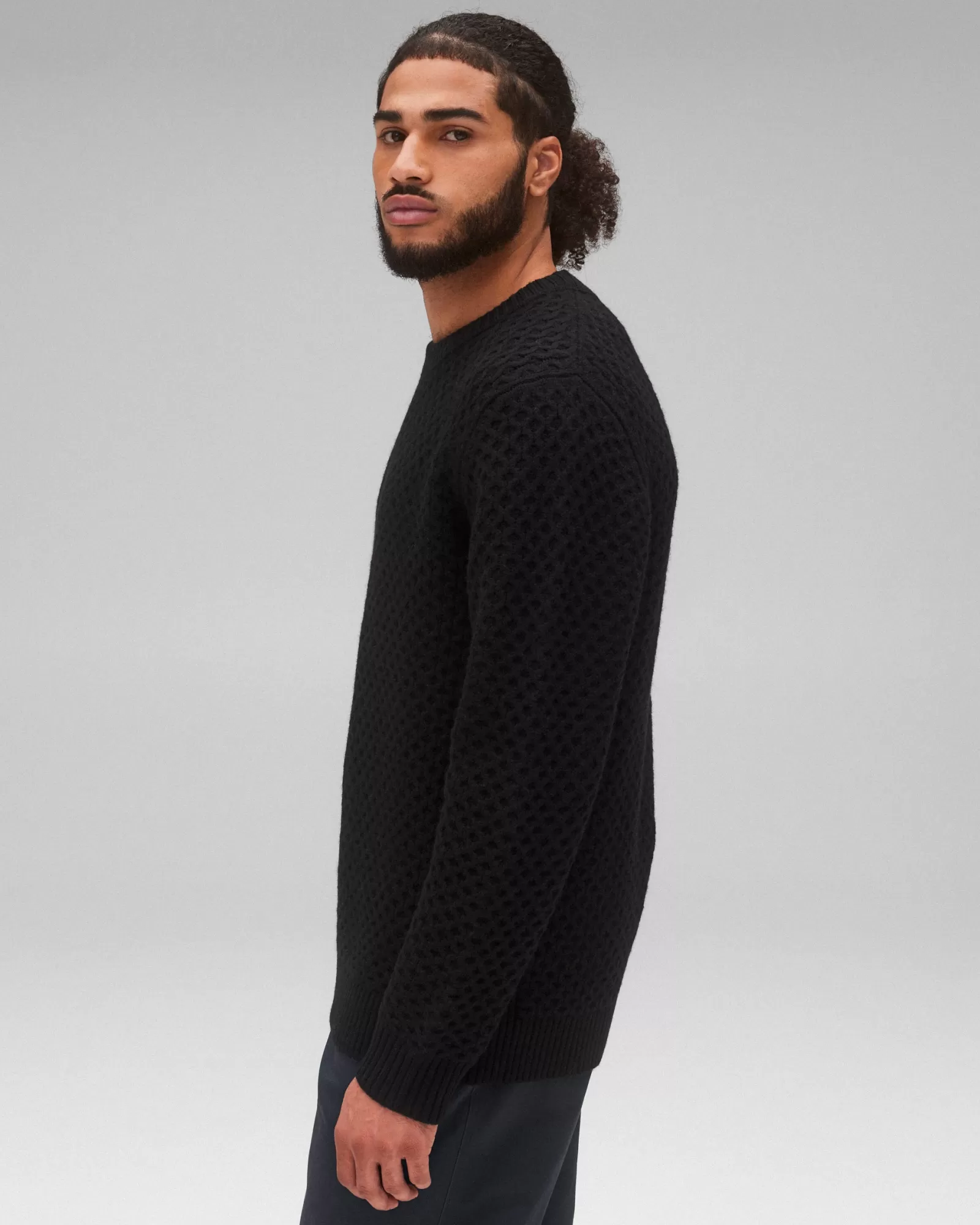 Reigning Champ Merino Honeycomb Crewneck