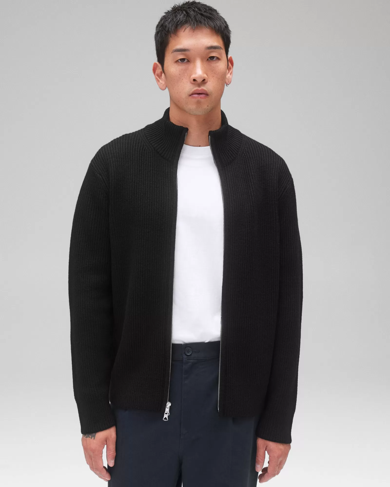 Reigning Champ Merino Rib Vinnie Track Jacket