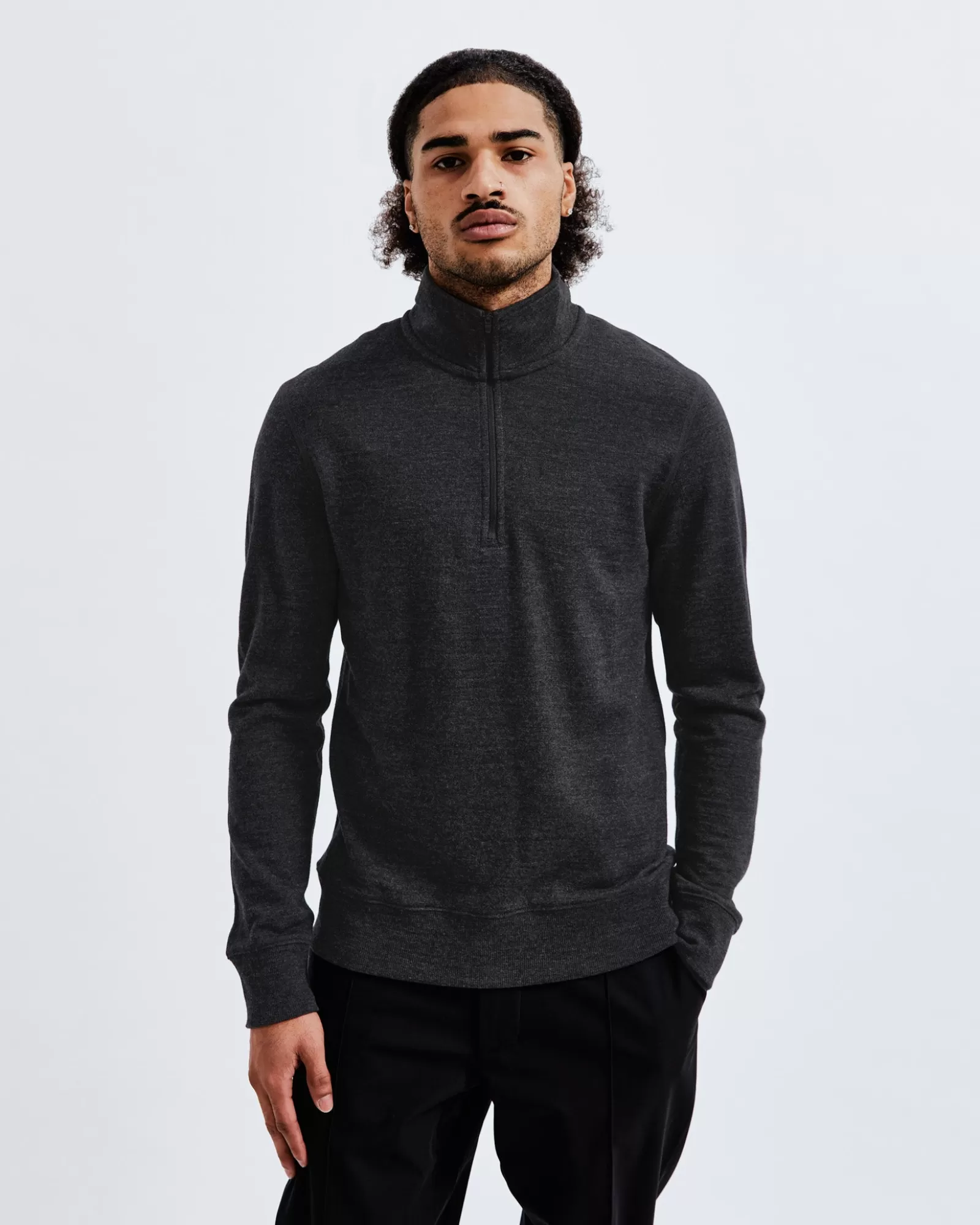 Reigning Champ Merino Terry Half Zip