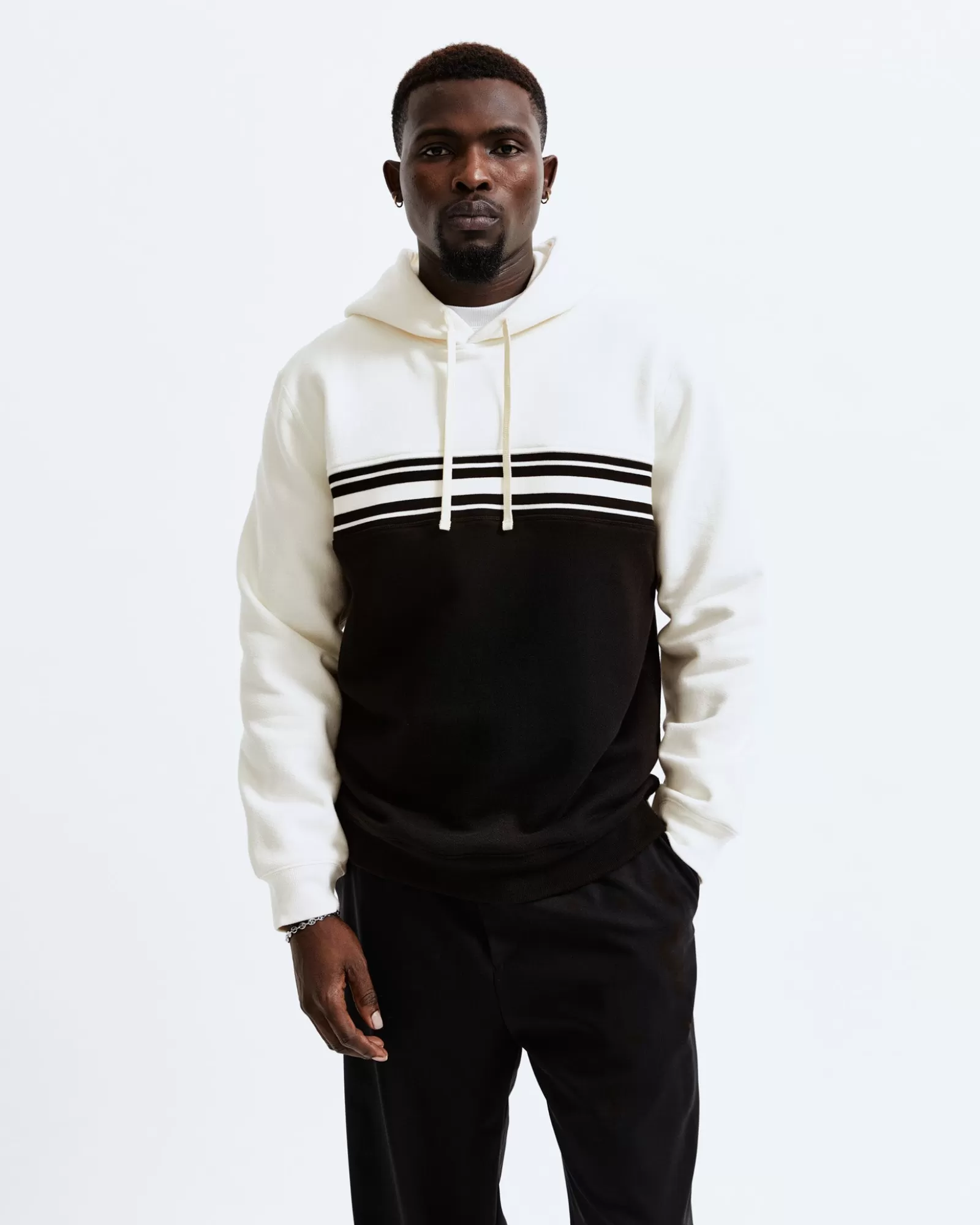 Reigning Champ Midweight Fleece Colour Block Hoodie