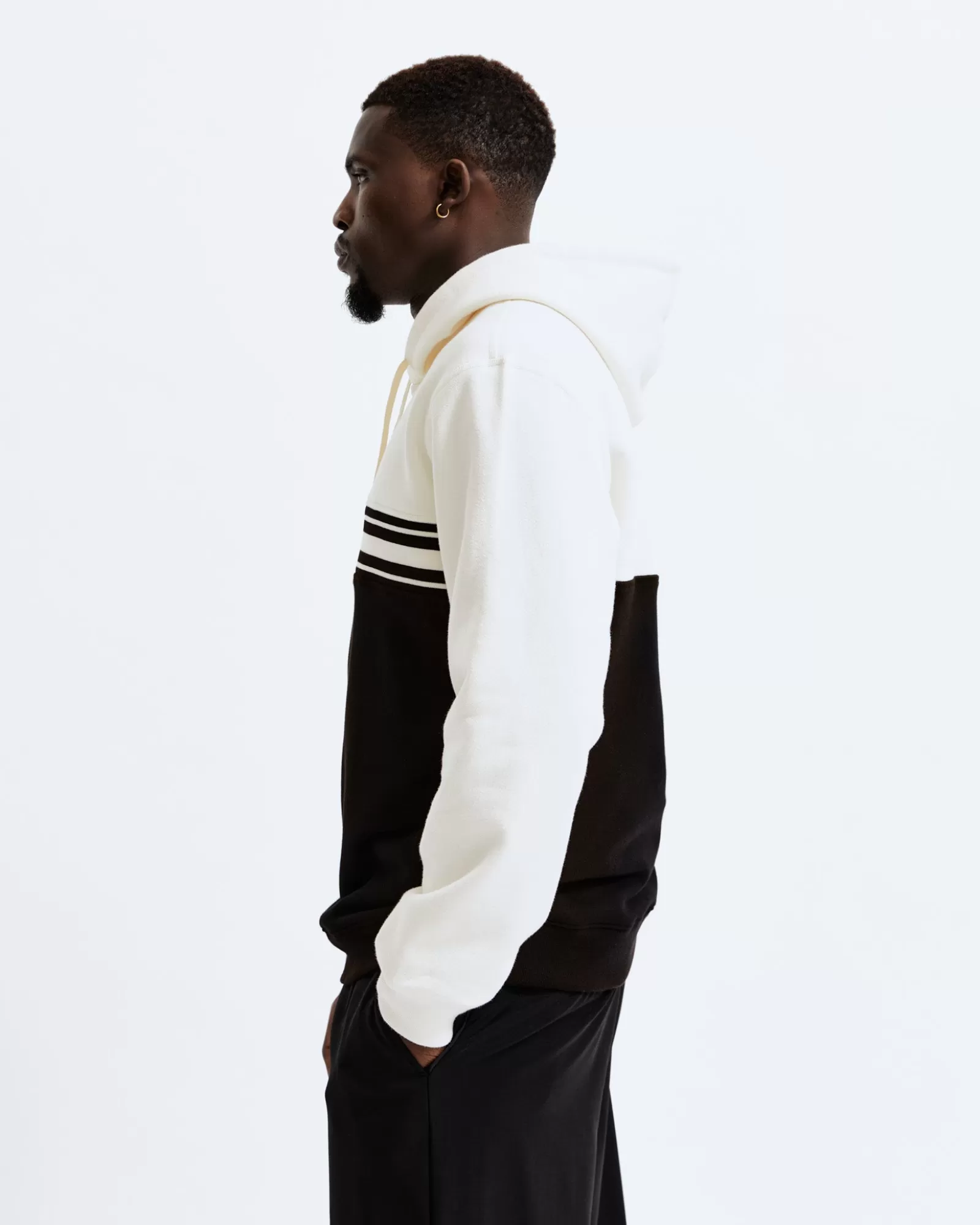 Reigning Champ Midweight Fleece Colour Block Hoodie