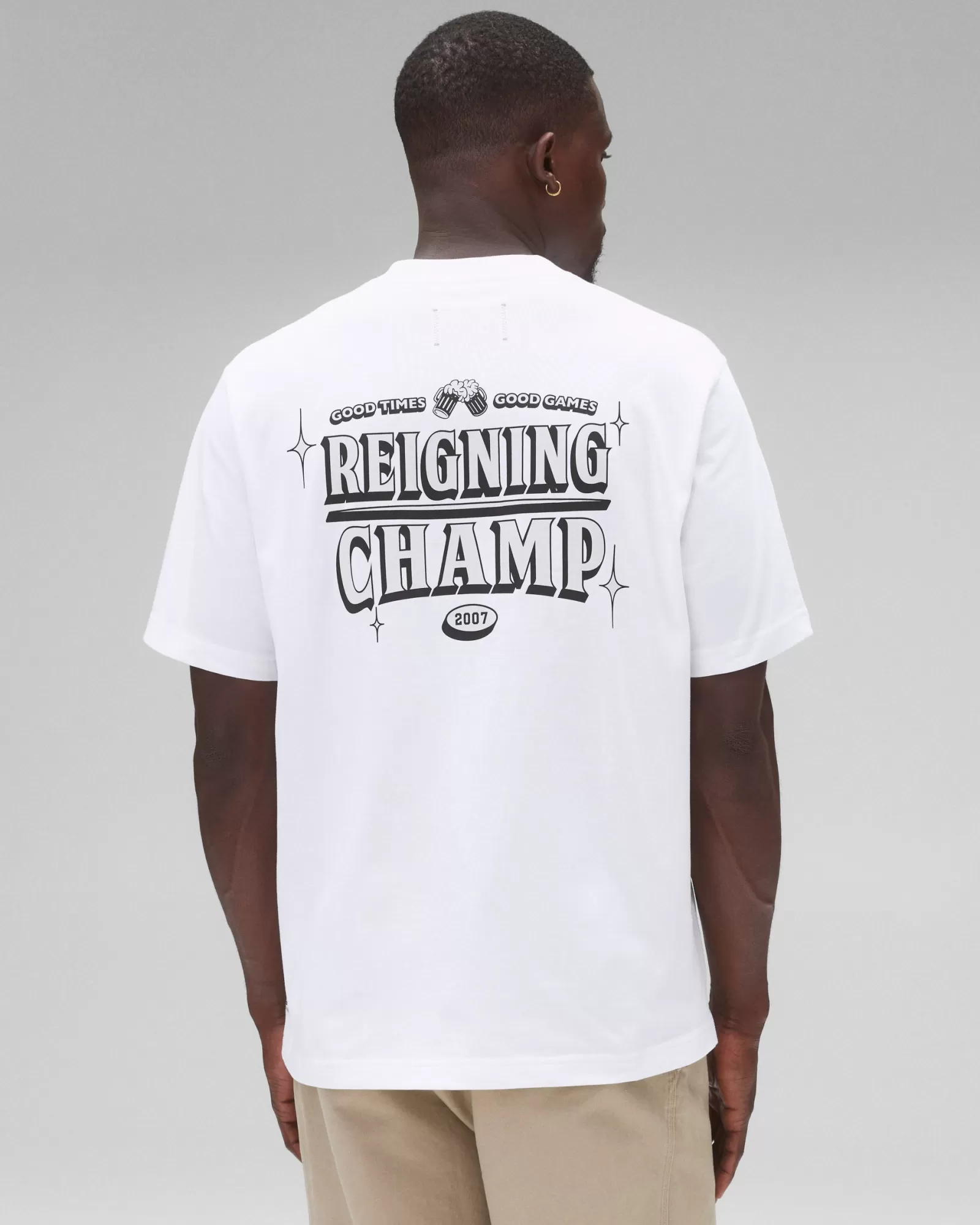 Reigning Champ Midweight Jersey Good Times T-Shirt