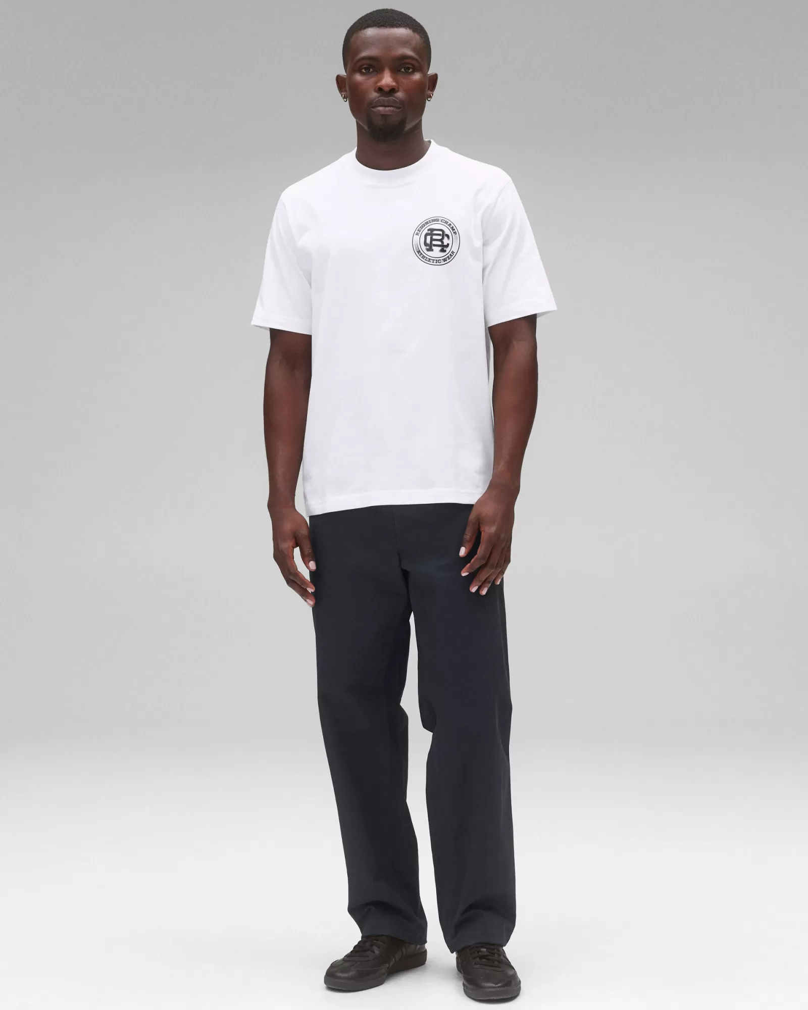 Reigning Champ Midweight Jersey Motion Logo T-Shirt