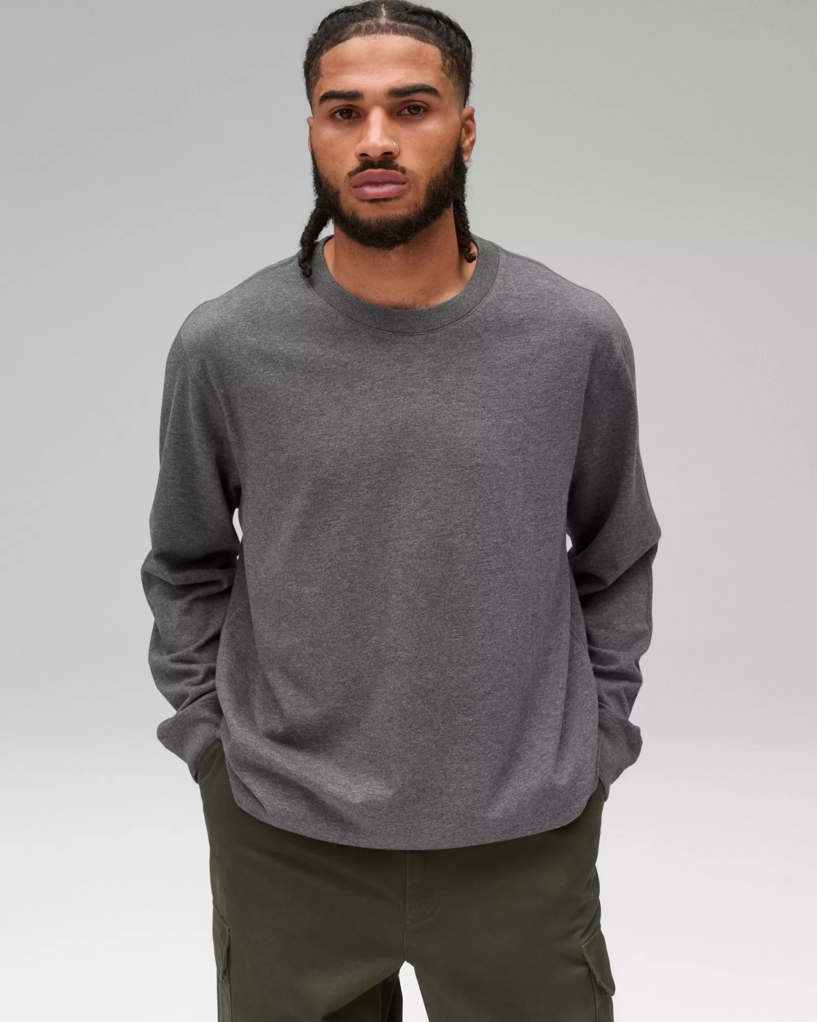 Reigning Champ Midweight Jersey Standard Long Sleeve