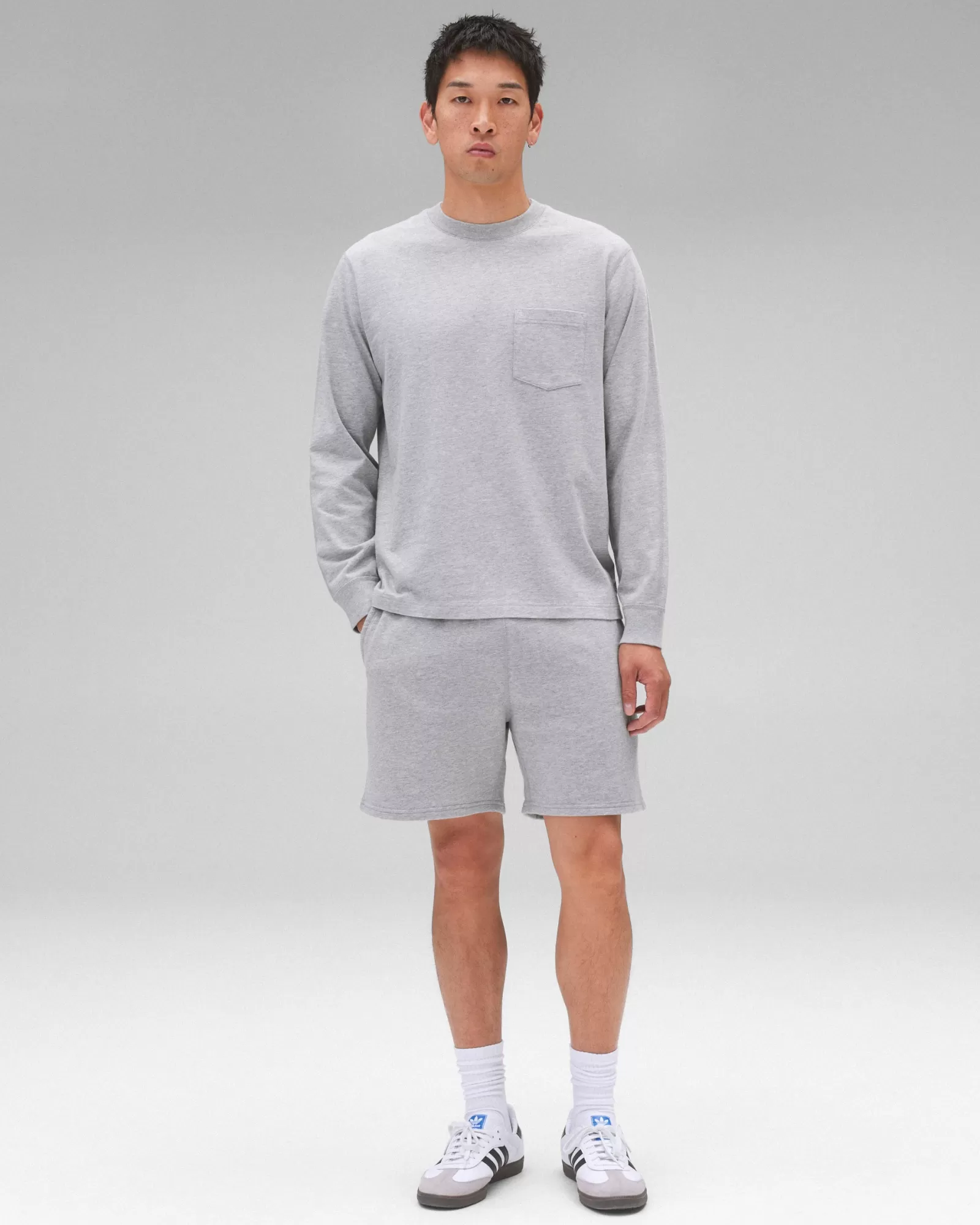 Reigning Champ Midweight Jersey Standard Pocket Long Sleeve