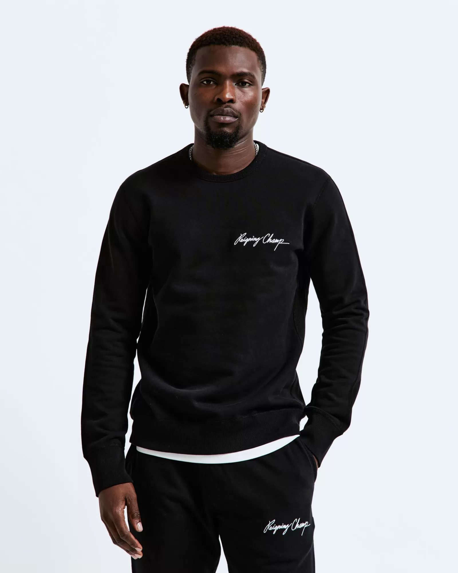 Reigning Champ Midweight Terry Autograph Crewneck