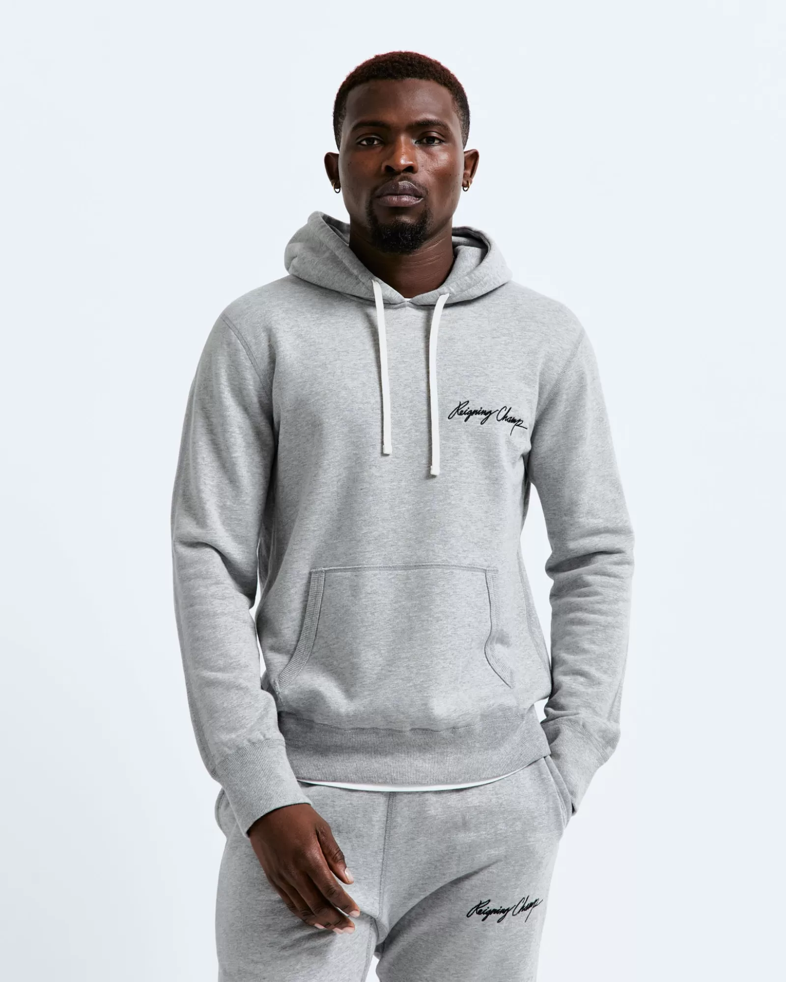 Reigning Champ Midweight Terry Autograph Pullover Hoodie