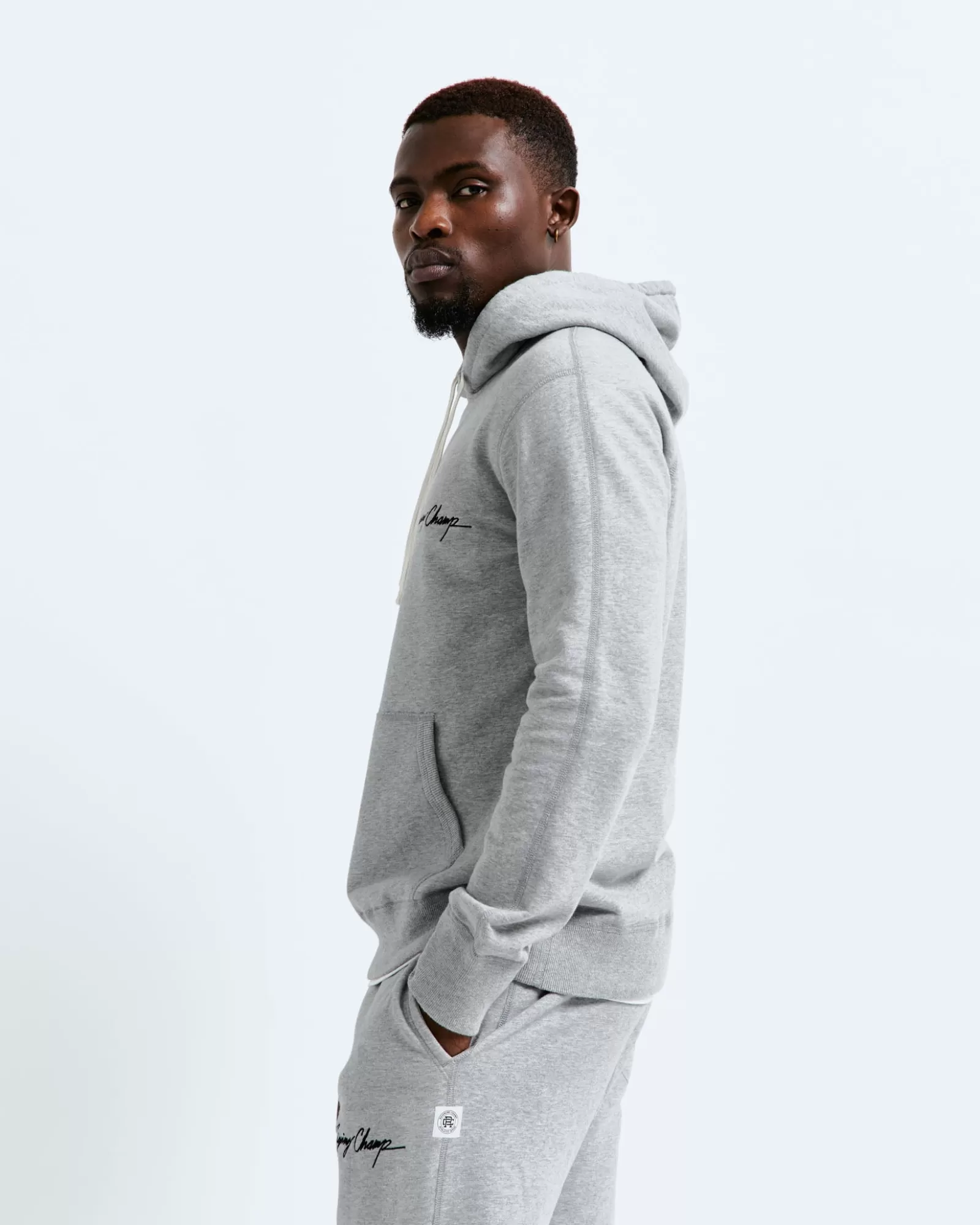 Reigning Champ Midweight Terry Autograph Pullover Hoodie