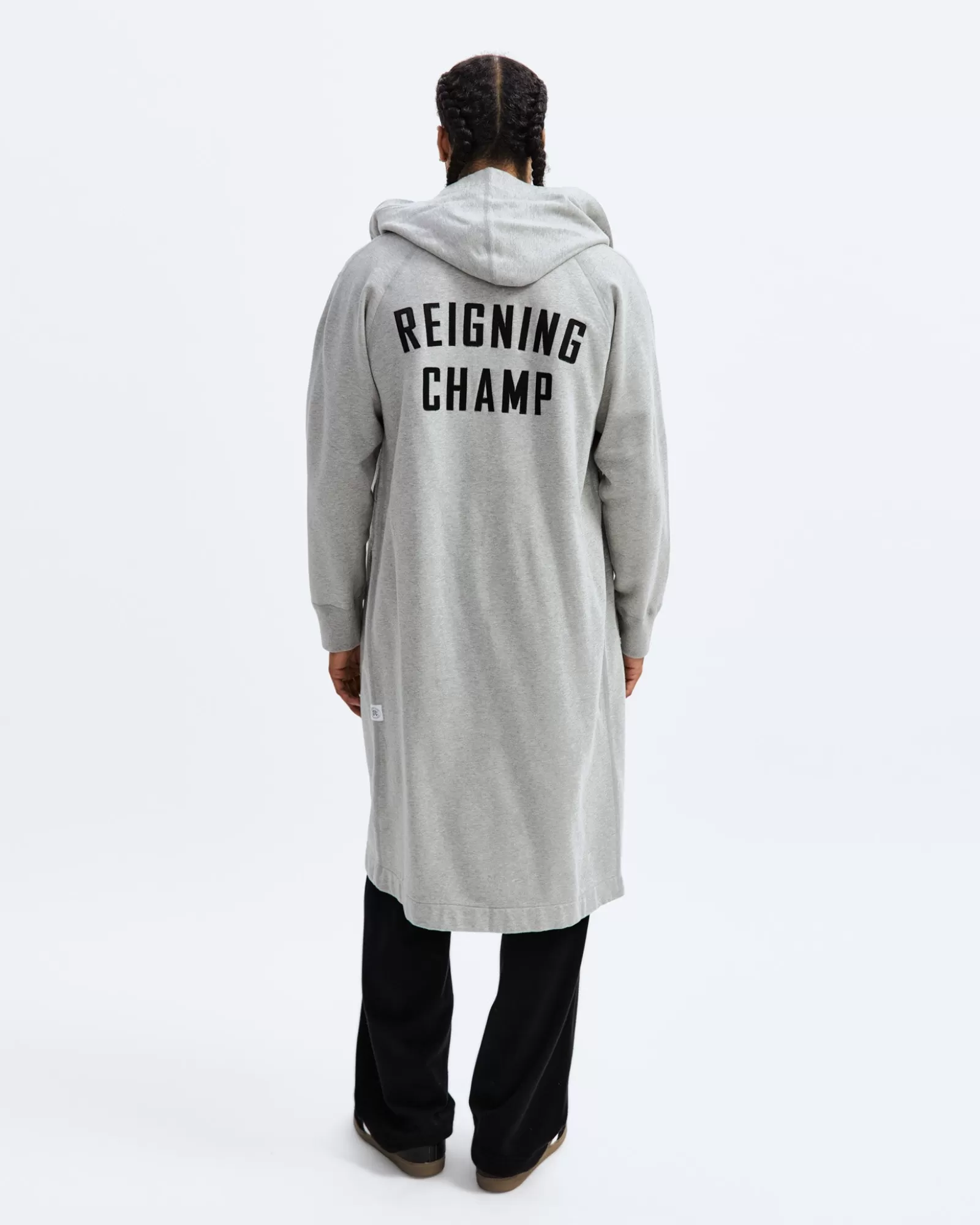 Reigning Champ Midweight Terry Embroidered Hooded Robe