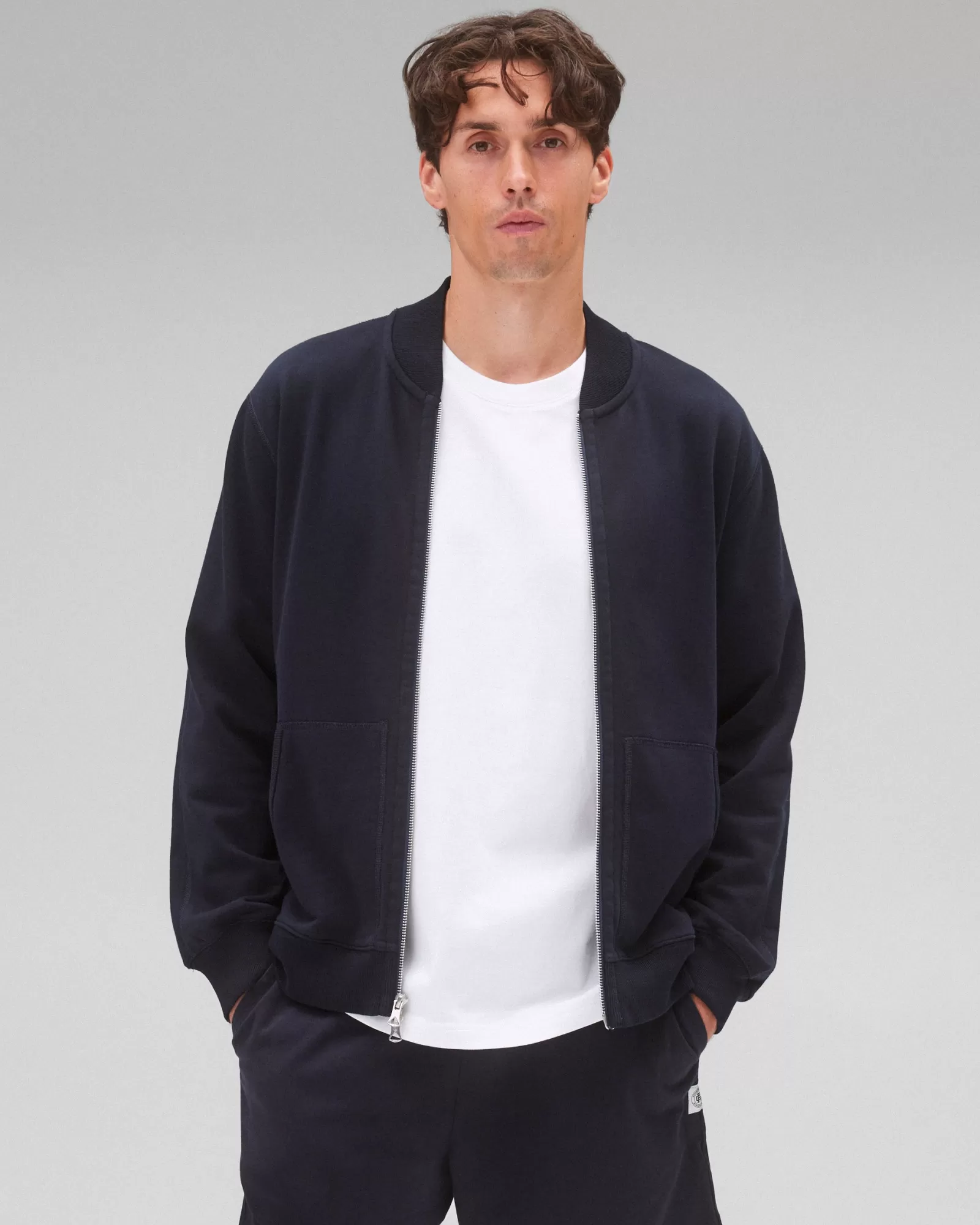 Reigning Champ Midweight Terry Full Zip Bomber