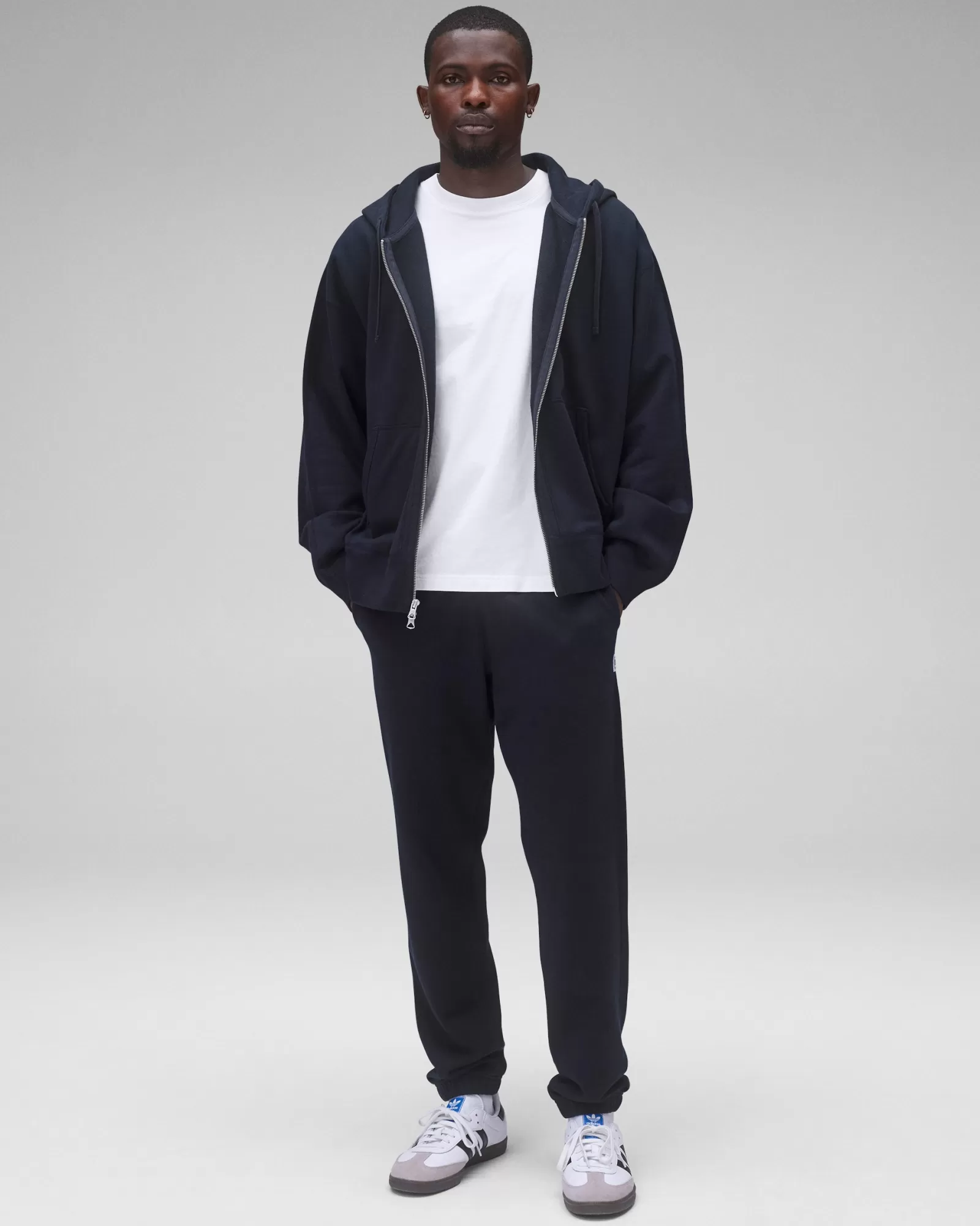 Reigning Champ Midweight Terry Relaxed Zip Hoodie