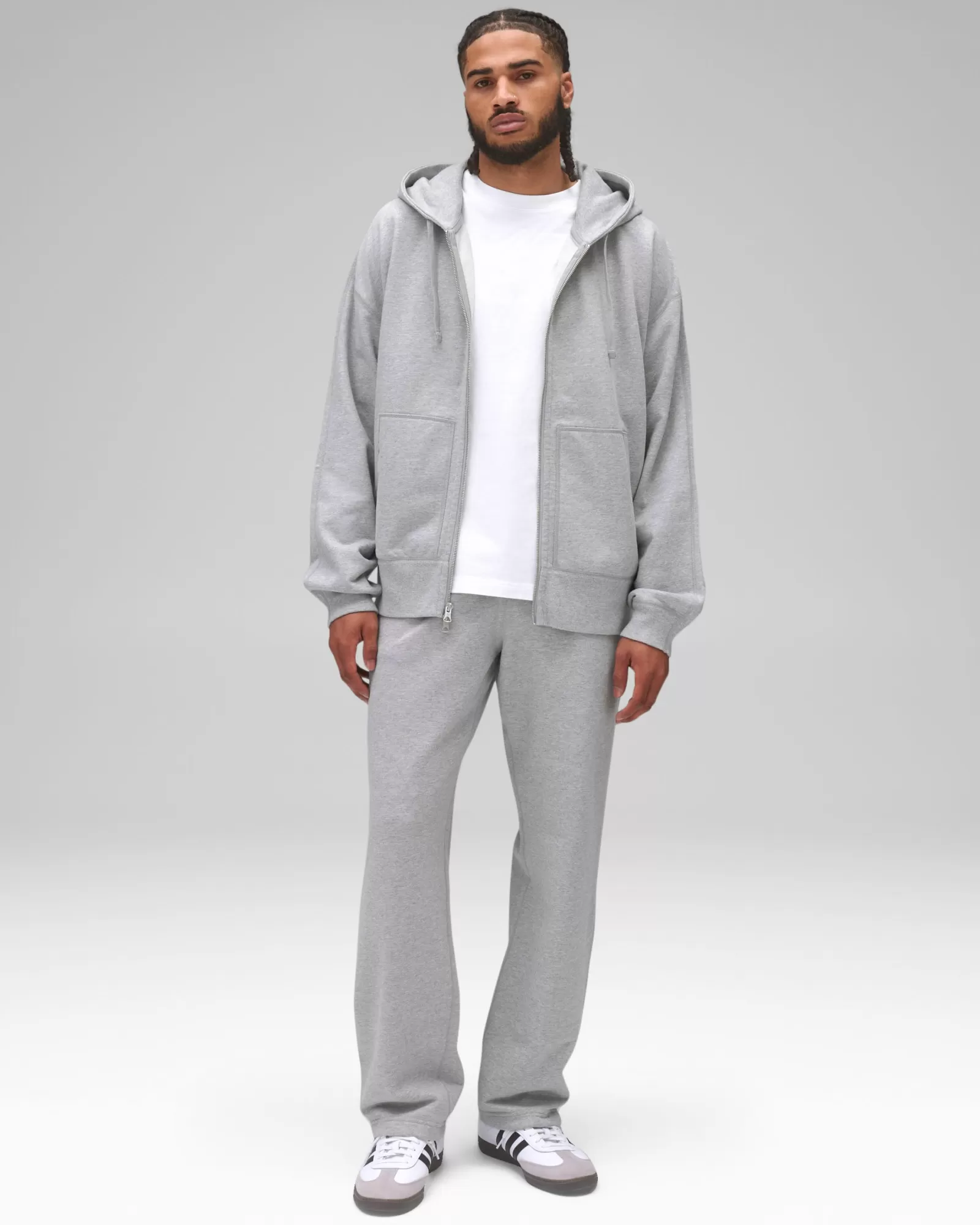 Reigning Champ Midweight Terry Relaxed Zip Hoodie