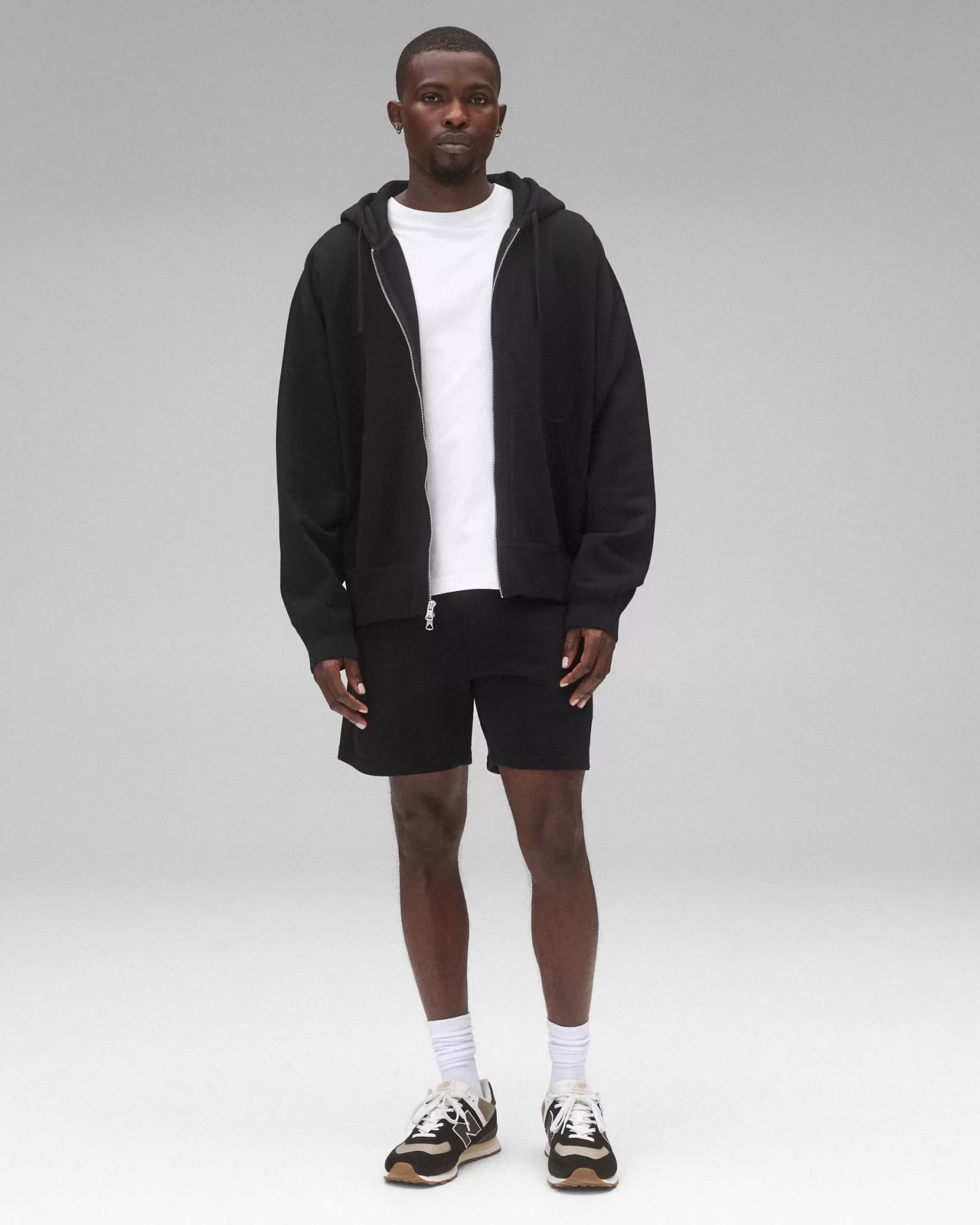 Reigning Champ Midweight Terry Relaxed Zip Hoodie