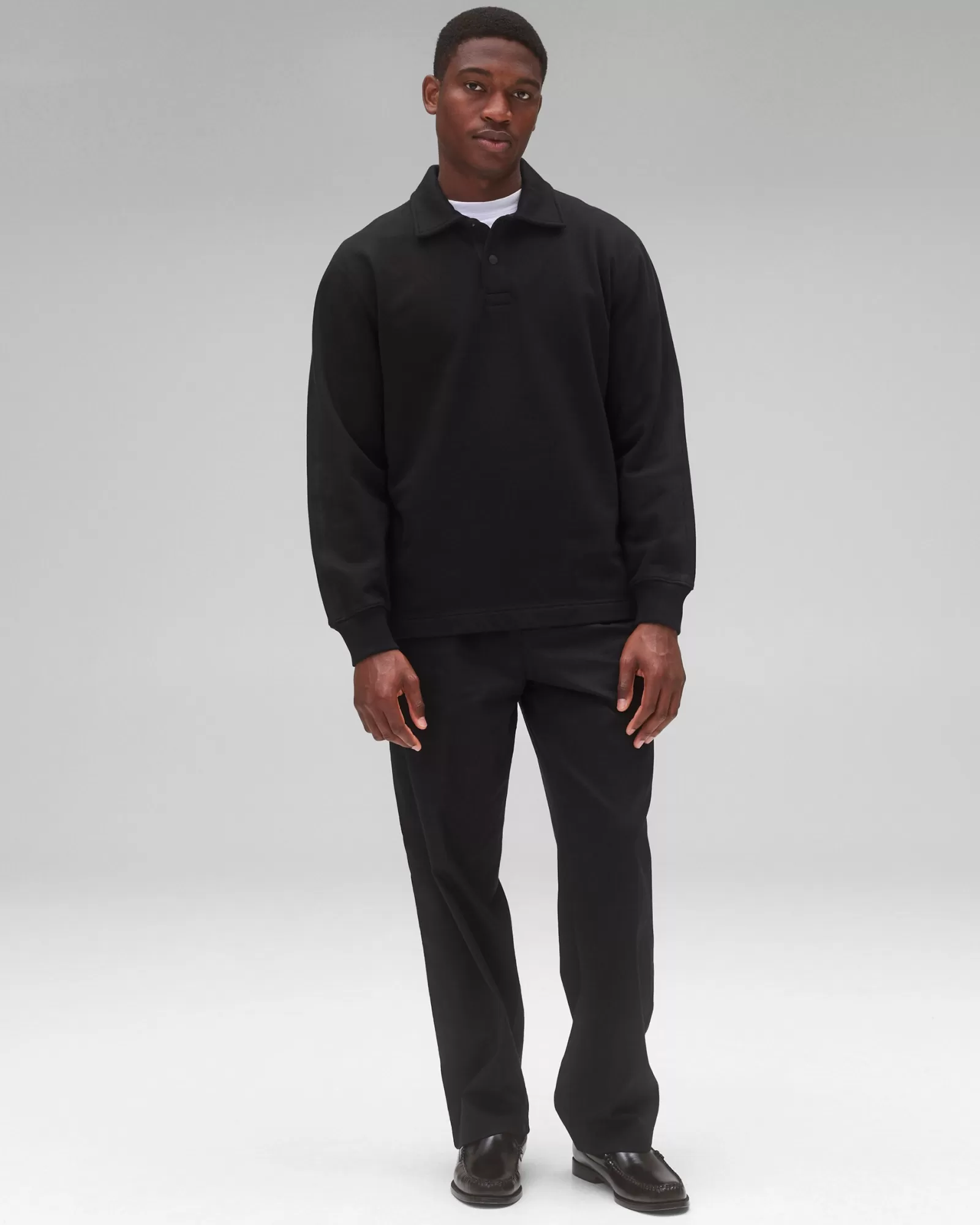 Reigning Champ Midweight Terry Rugby Sweatshirt