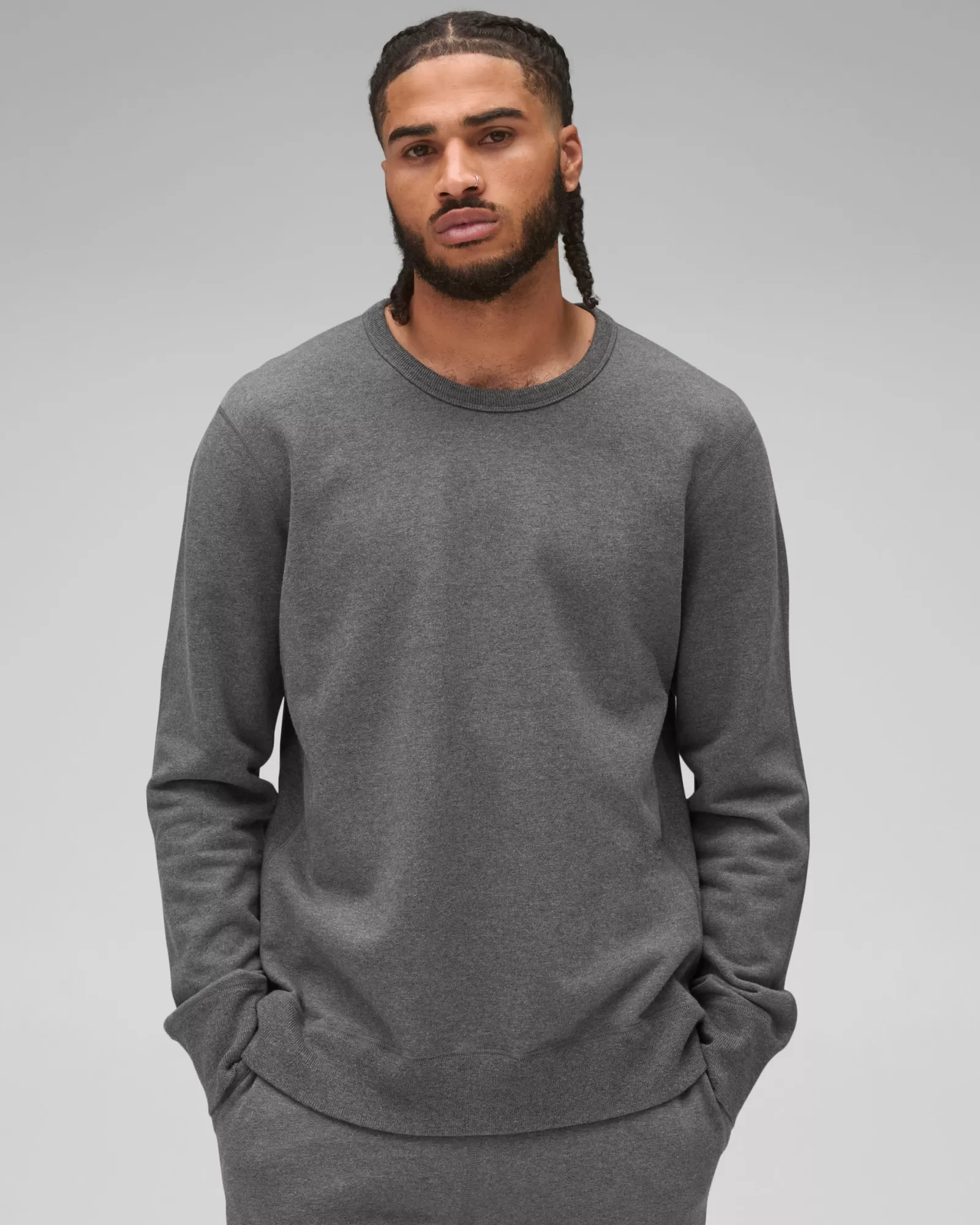 Reigning Champ Midweight Terry Slim Crewneck