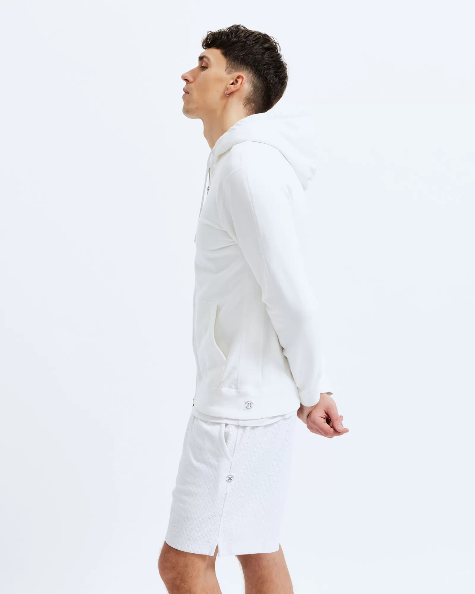 Reigning Champ Midweight Terry Slim Zip Hoodie