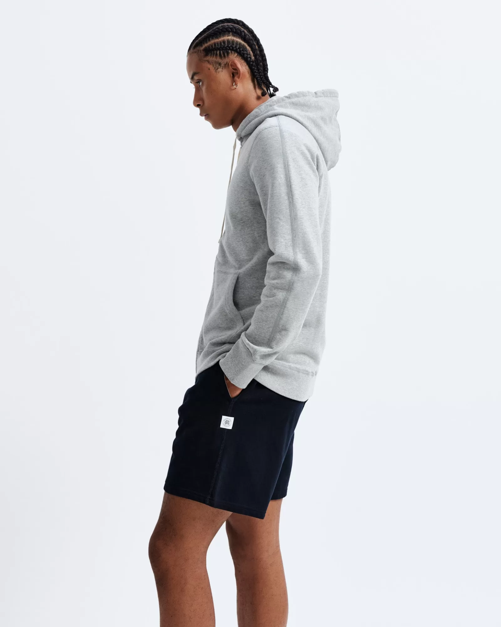 Reigning Champ Midweight Terry Slim Zip Hoodie