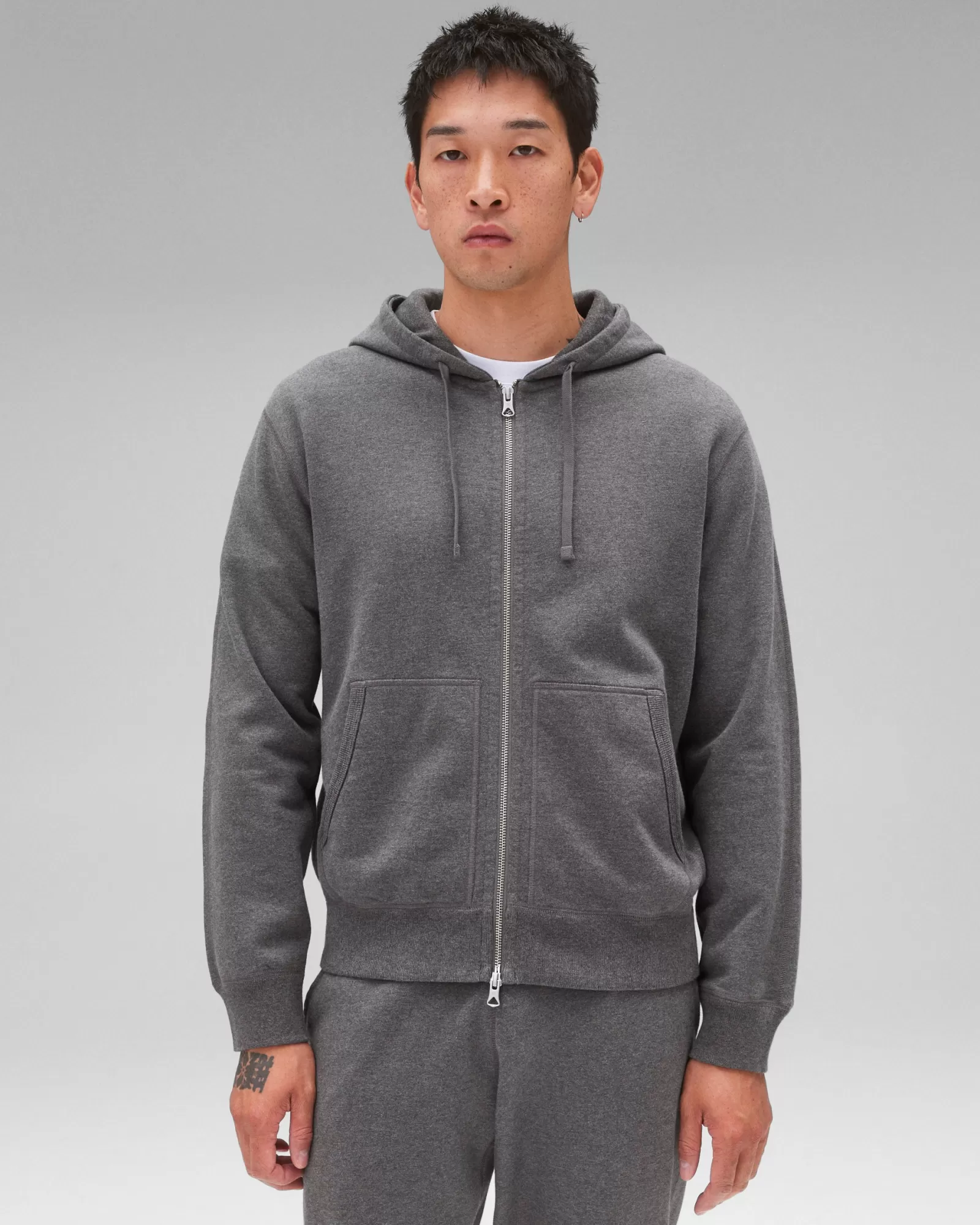 Reigning Champ Midweight Terry Standard Zip Hoodie