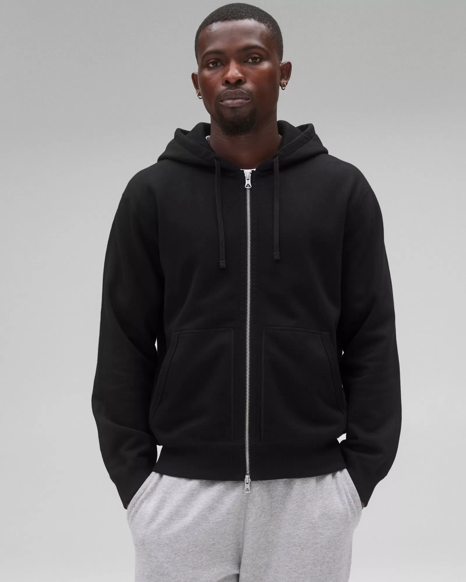 Reigning Champ Midweight Terry Standard Zip Hoodie