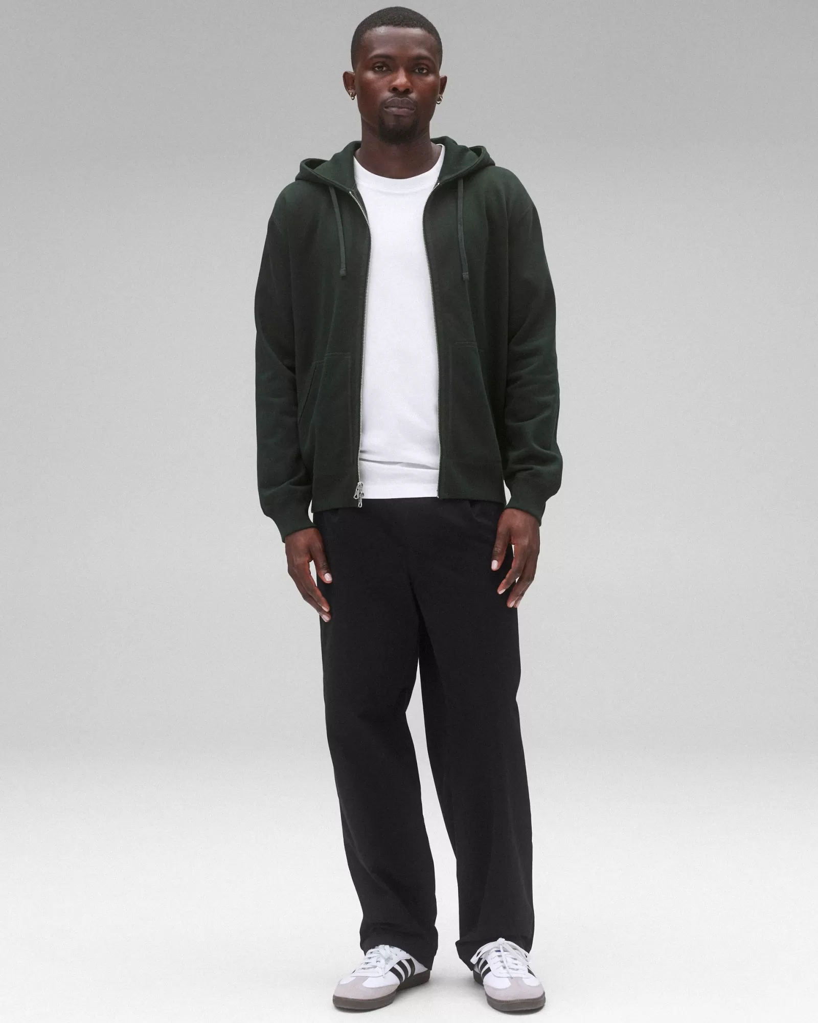 Reigning Champ Midweight Terry Standard Zip Hoodie