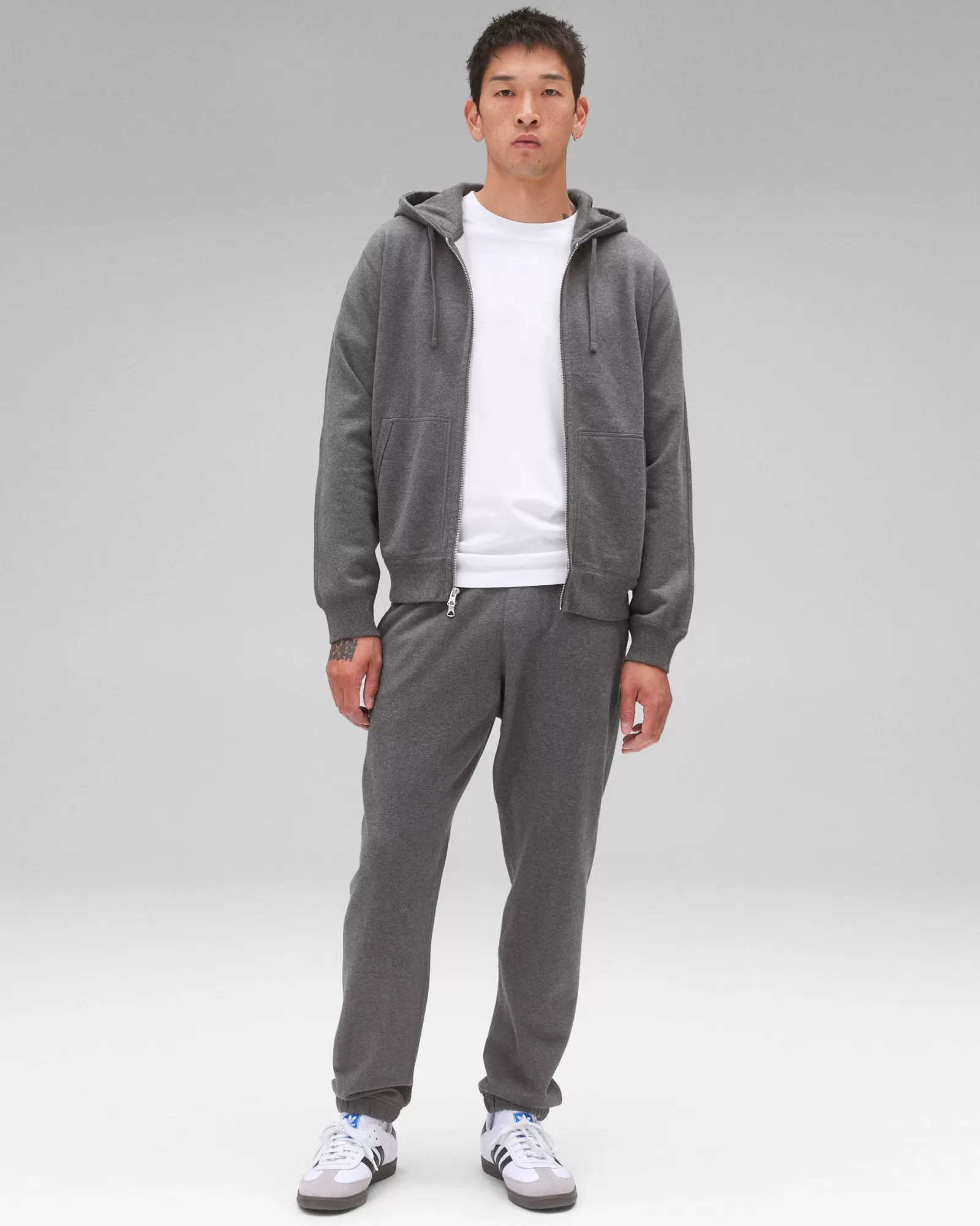 Reigning Champ Midweight Terry Standard Zip Hoodie