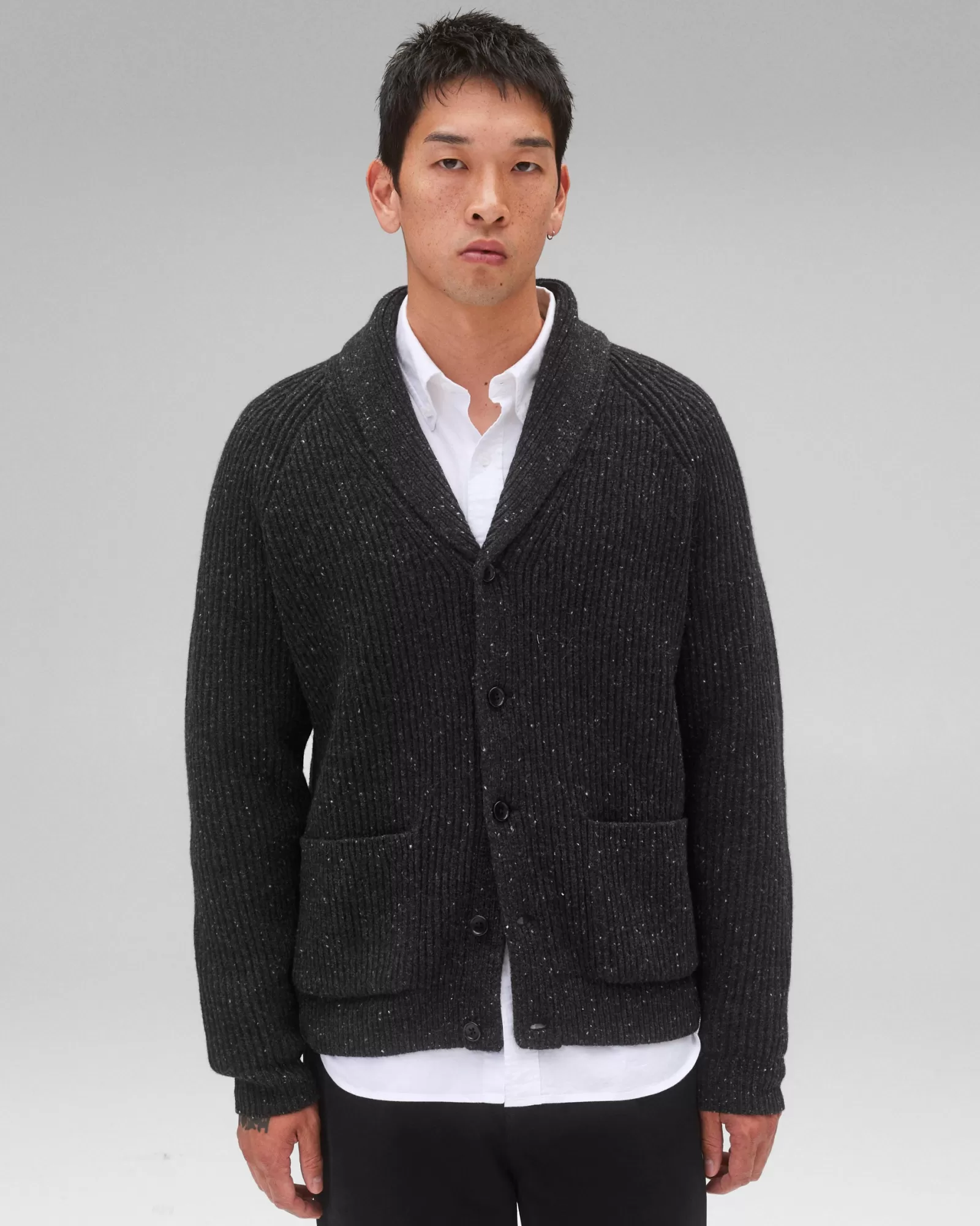 Reigning Champ Nep Merino Kenny Shawl Cardigan