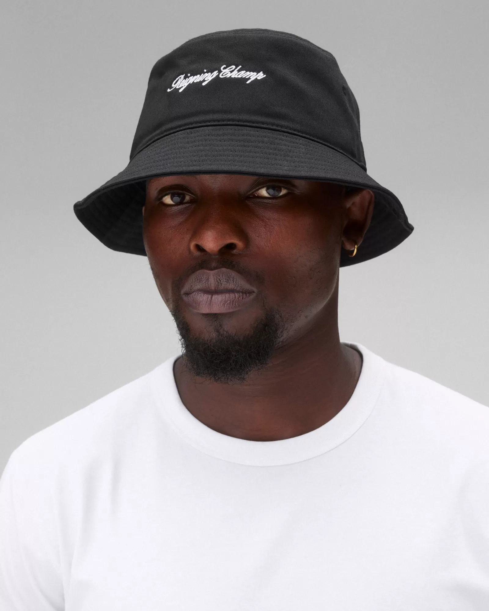 Reigning Champ Script Series Bucket Hat