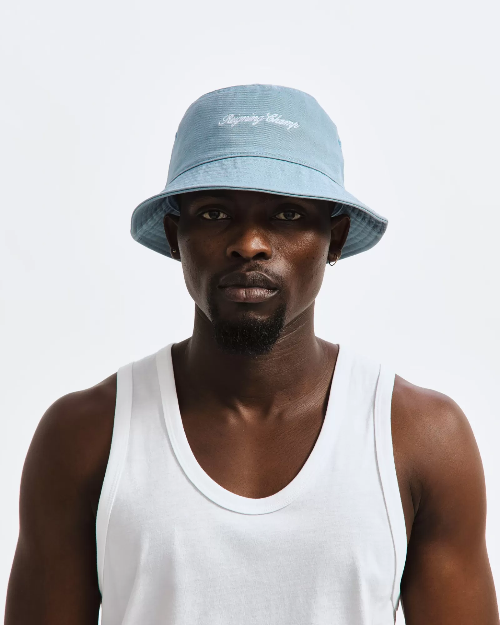 Reigning Champ Script Series Bucket Hat