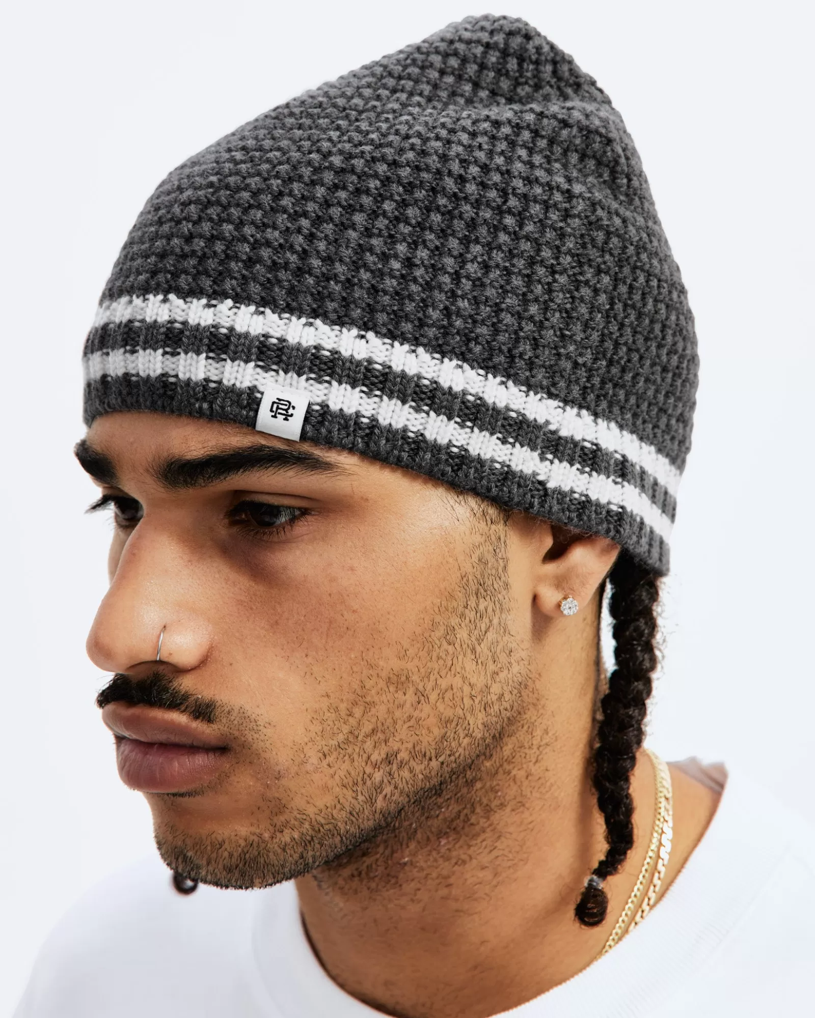 Reigning Champ Skull Beanie