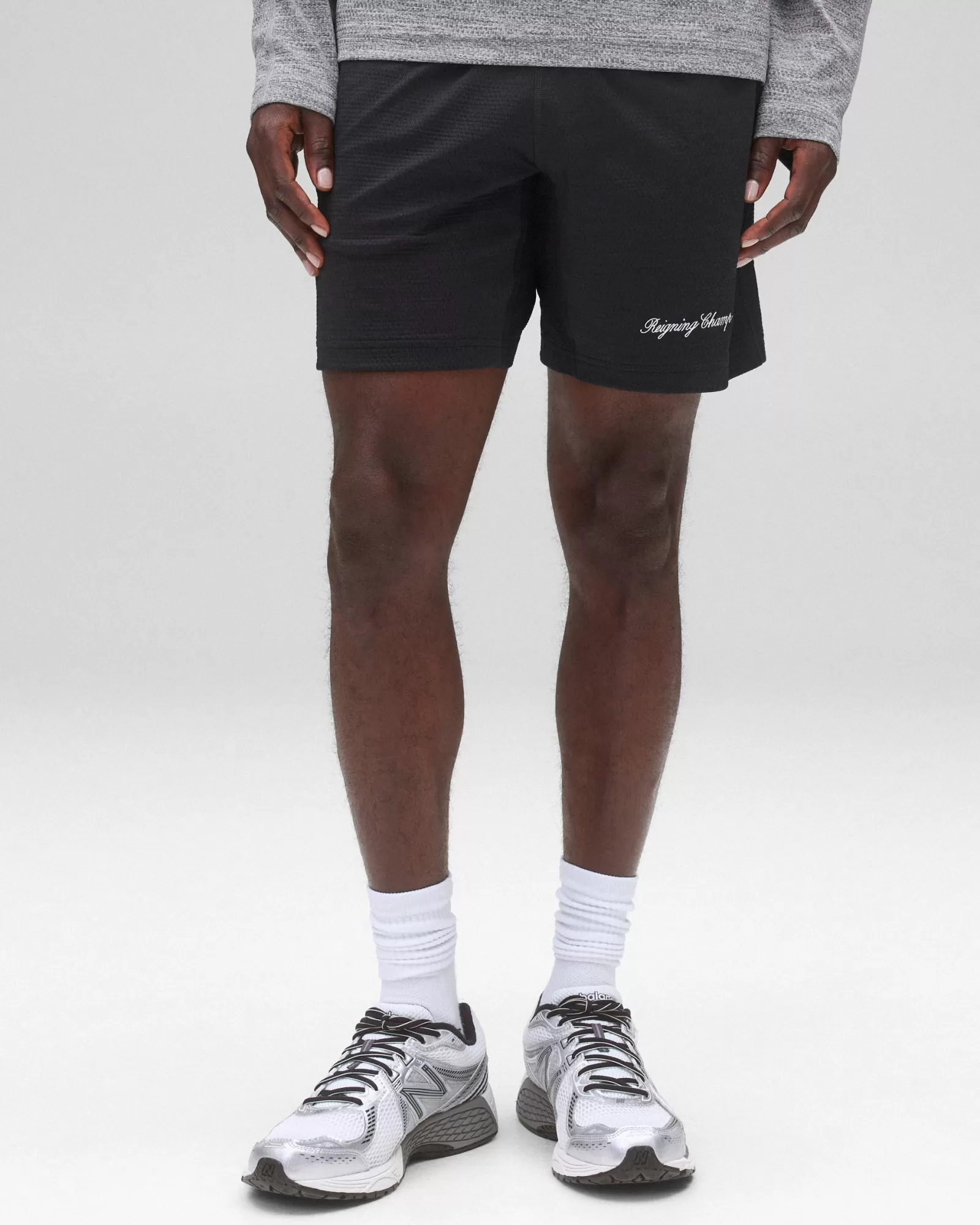 Reigning Champ Solotex Mesh Script Short 7"