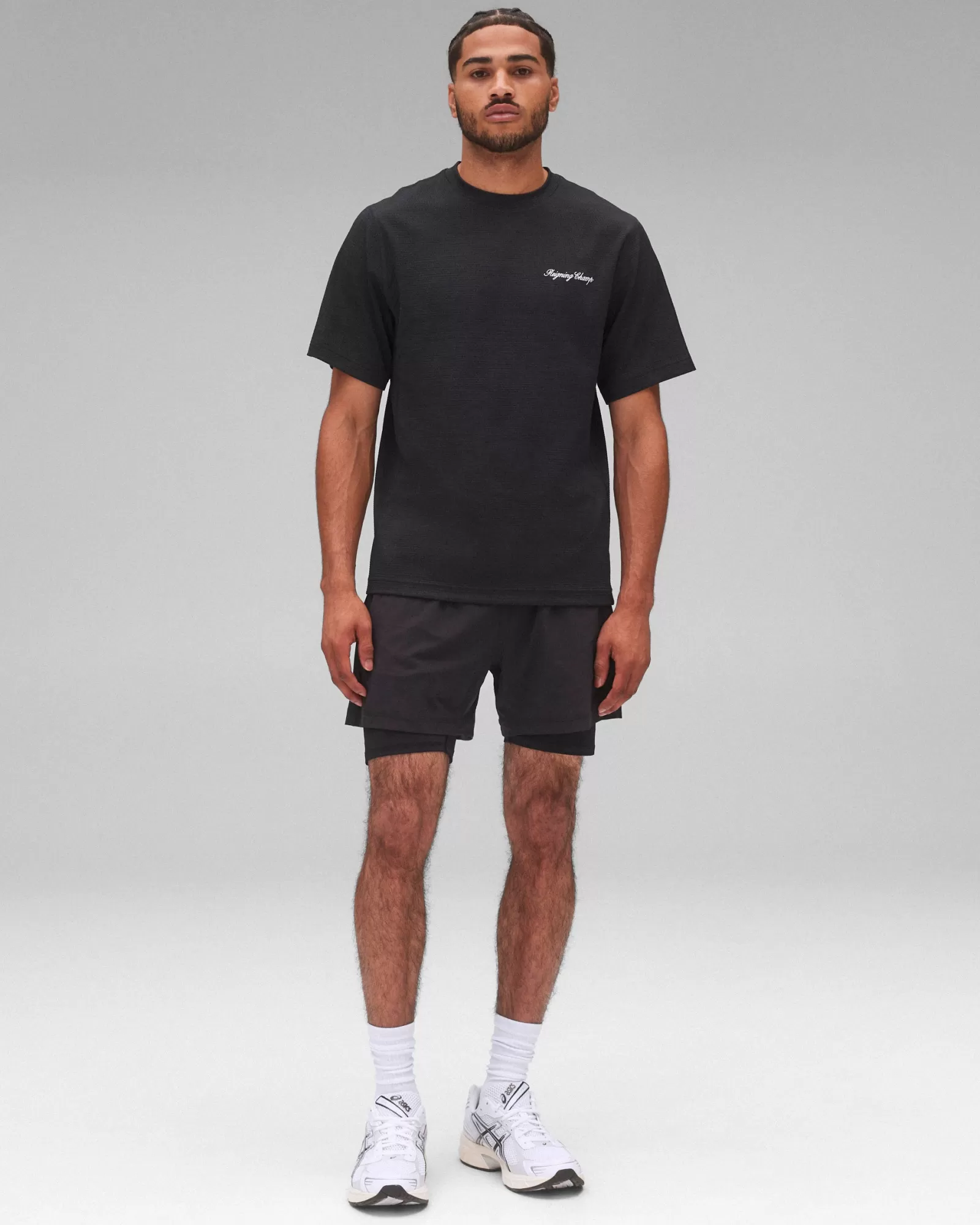 Reigning Champ Solotex Mesh Script T-Shirt