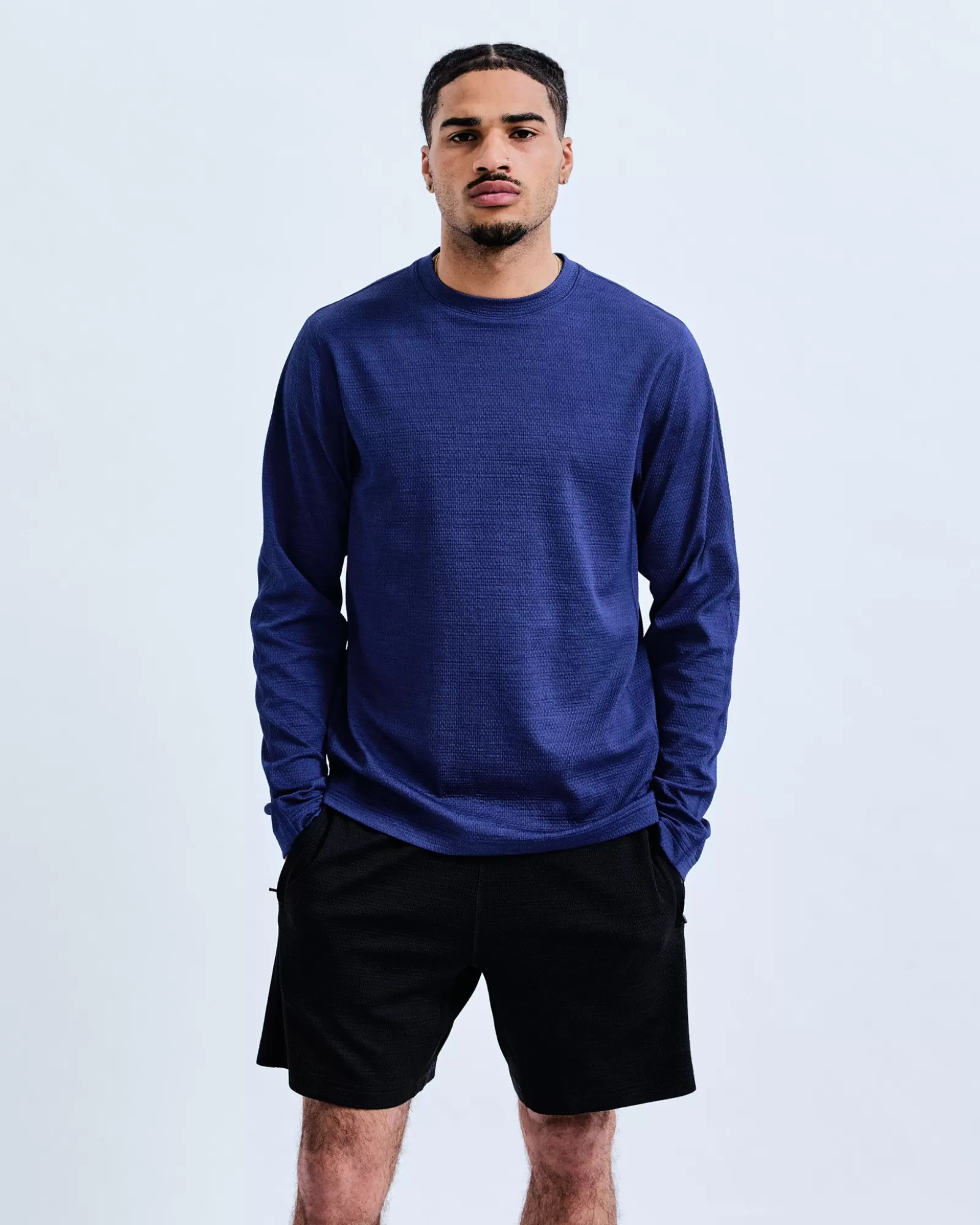 Reigning Champ Solotex Mesh Tiebreak Long Sleeve