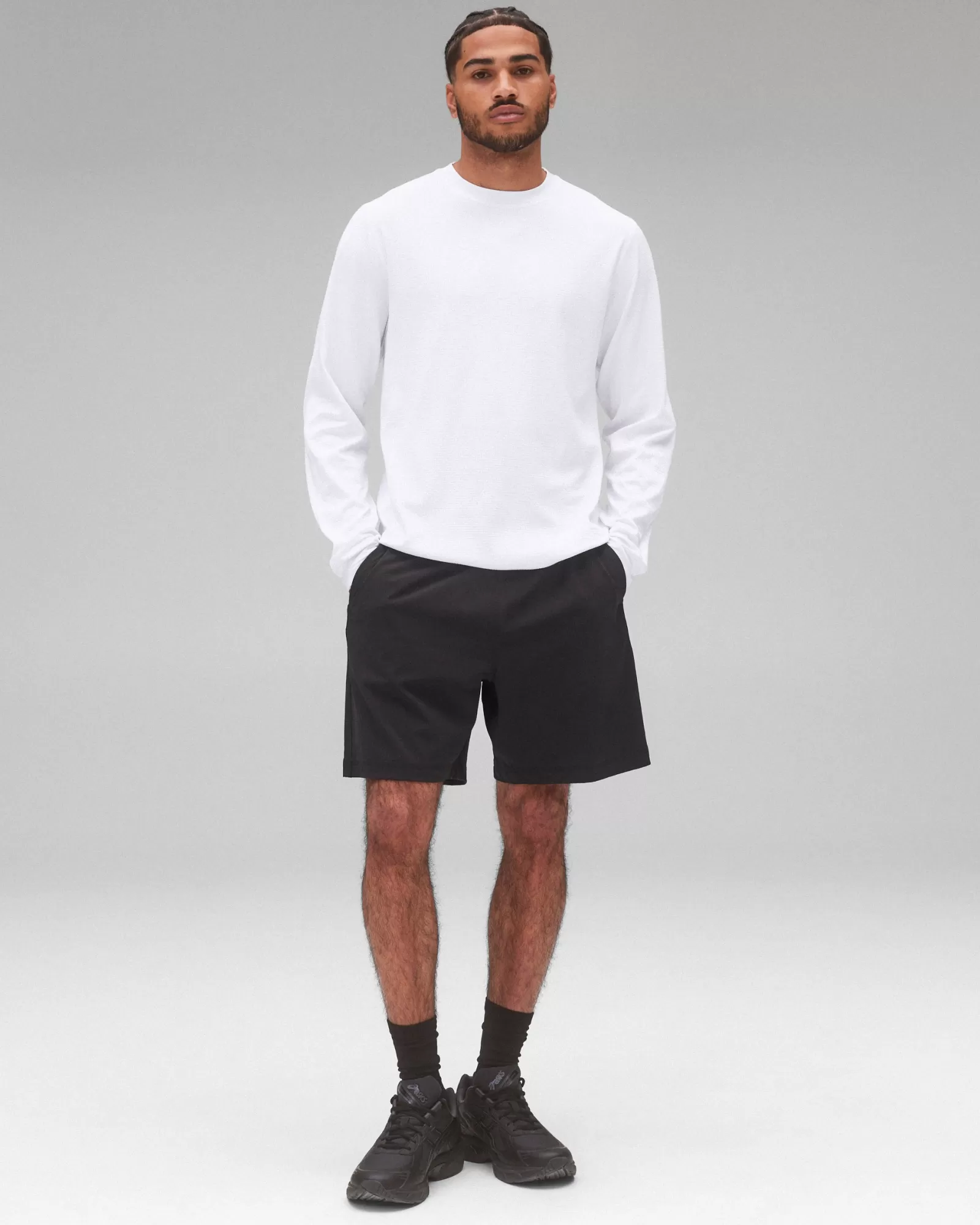 Reigning Champ Solotex Mesh Tiebreak Long Sleeve