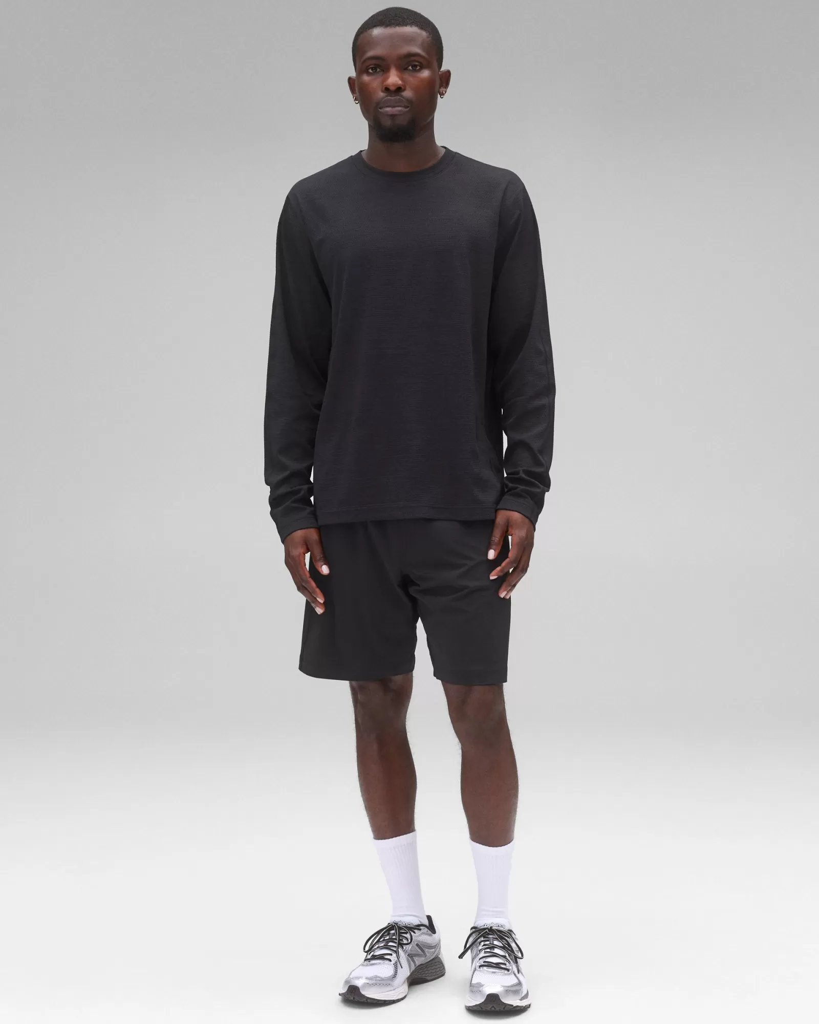 Reigning Champ Solotex Mesh Tiebreak Long Sleeve