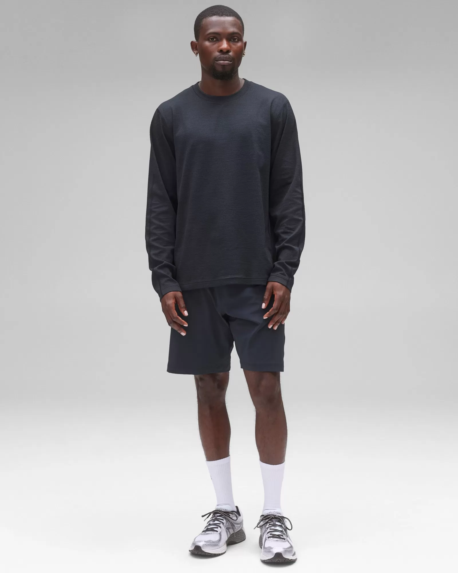 Reigning Champ Solotex Mesh Tiebreak Long Sleeve