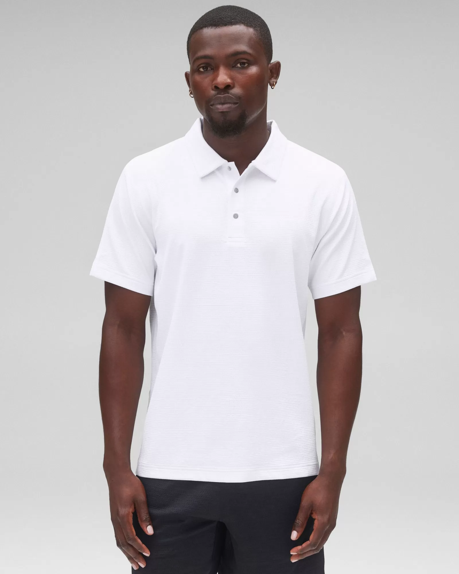 Reigning Champ Solotex Mesh Tiebreak Polo