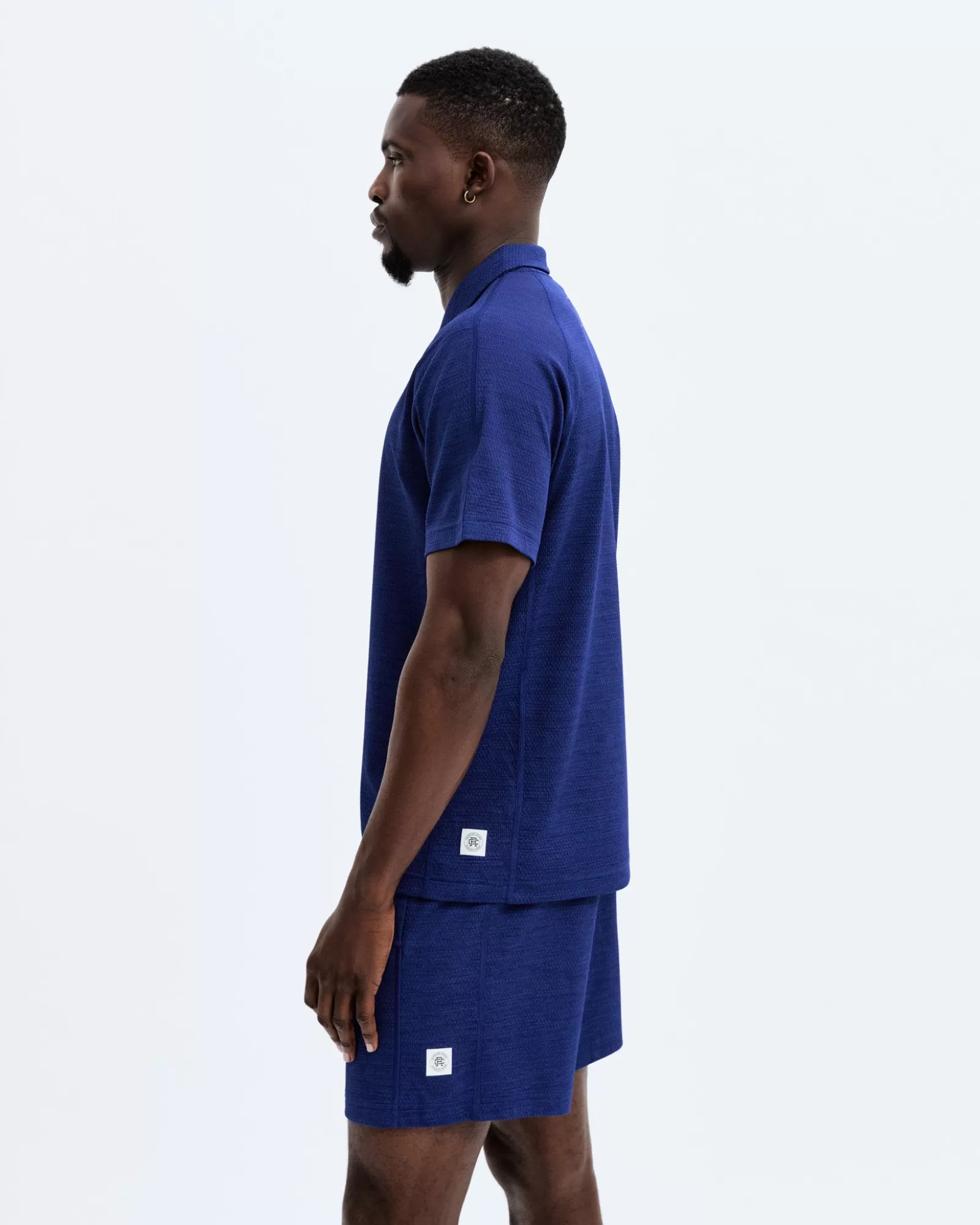 Reigning Champ Solotex Mesh Tiebreak Polo