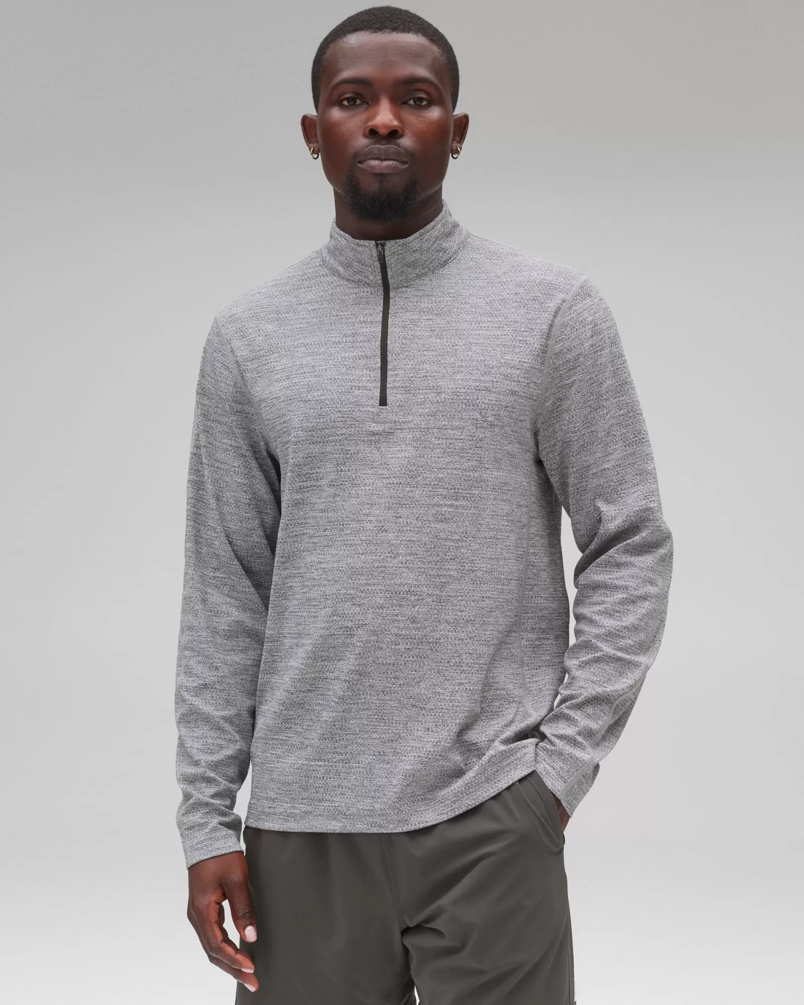 Reigning Champ Solotex Mesh Tiebreak Quarter Zip