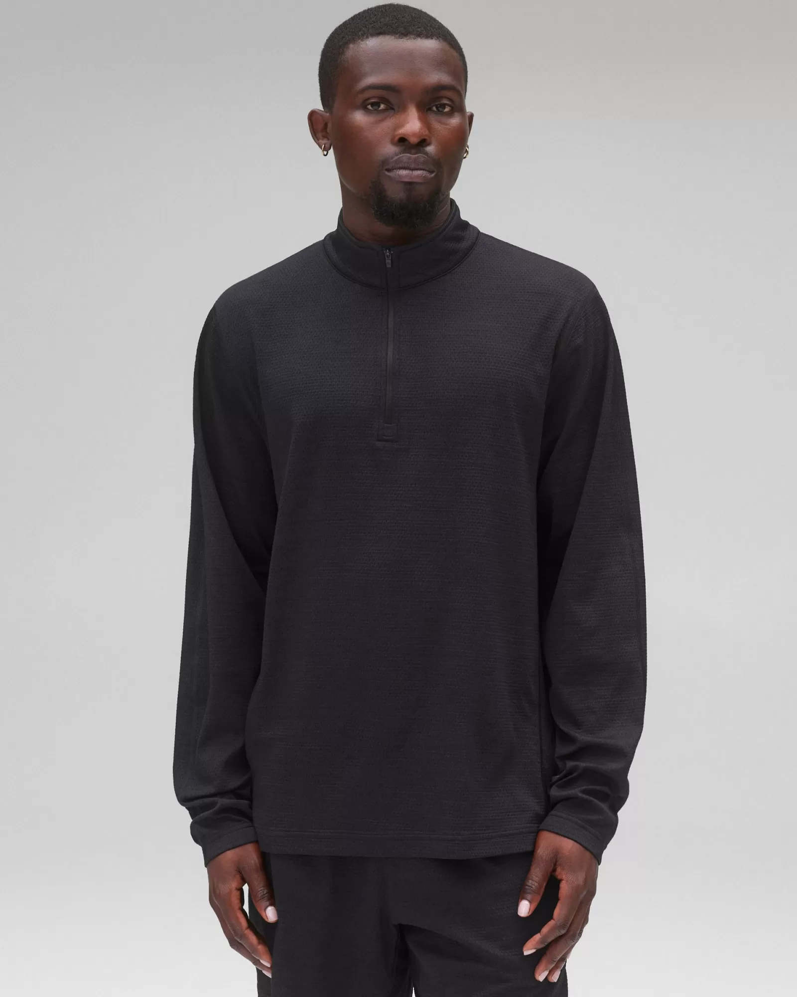 Reigning Champ Solotex Mesh Tiebreak Quarter Zip