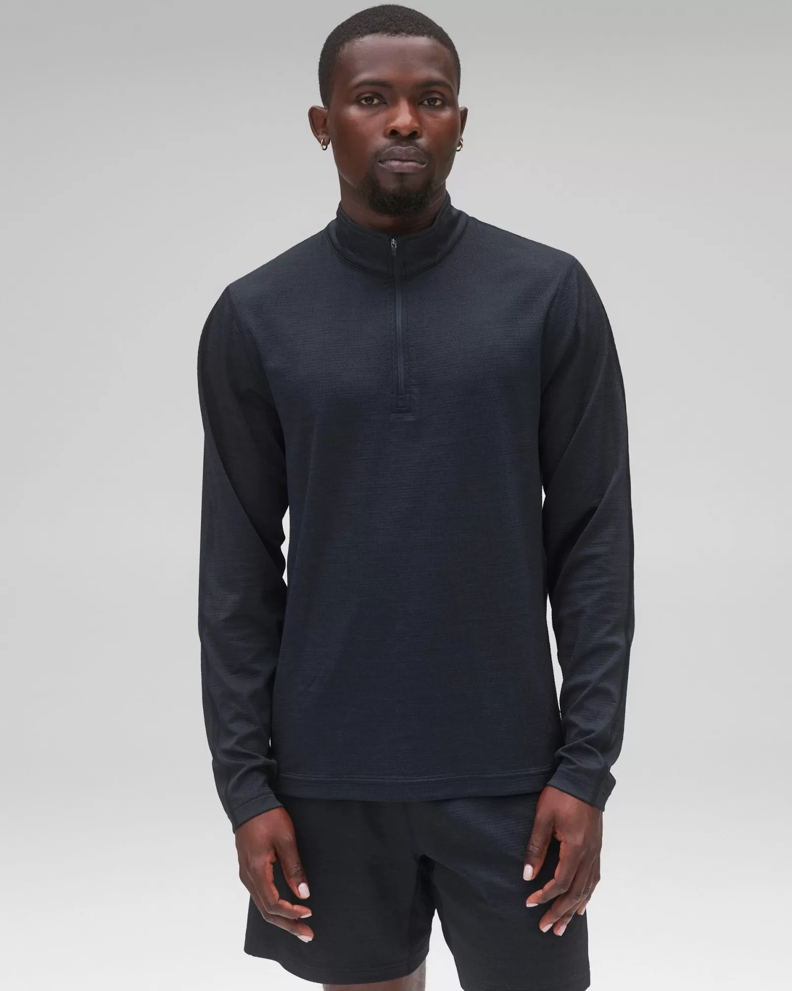 Reigning Champ Solotex Mesh Tiebreak Quarter Zip