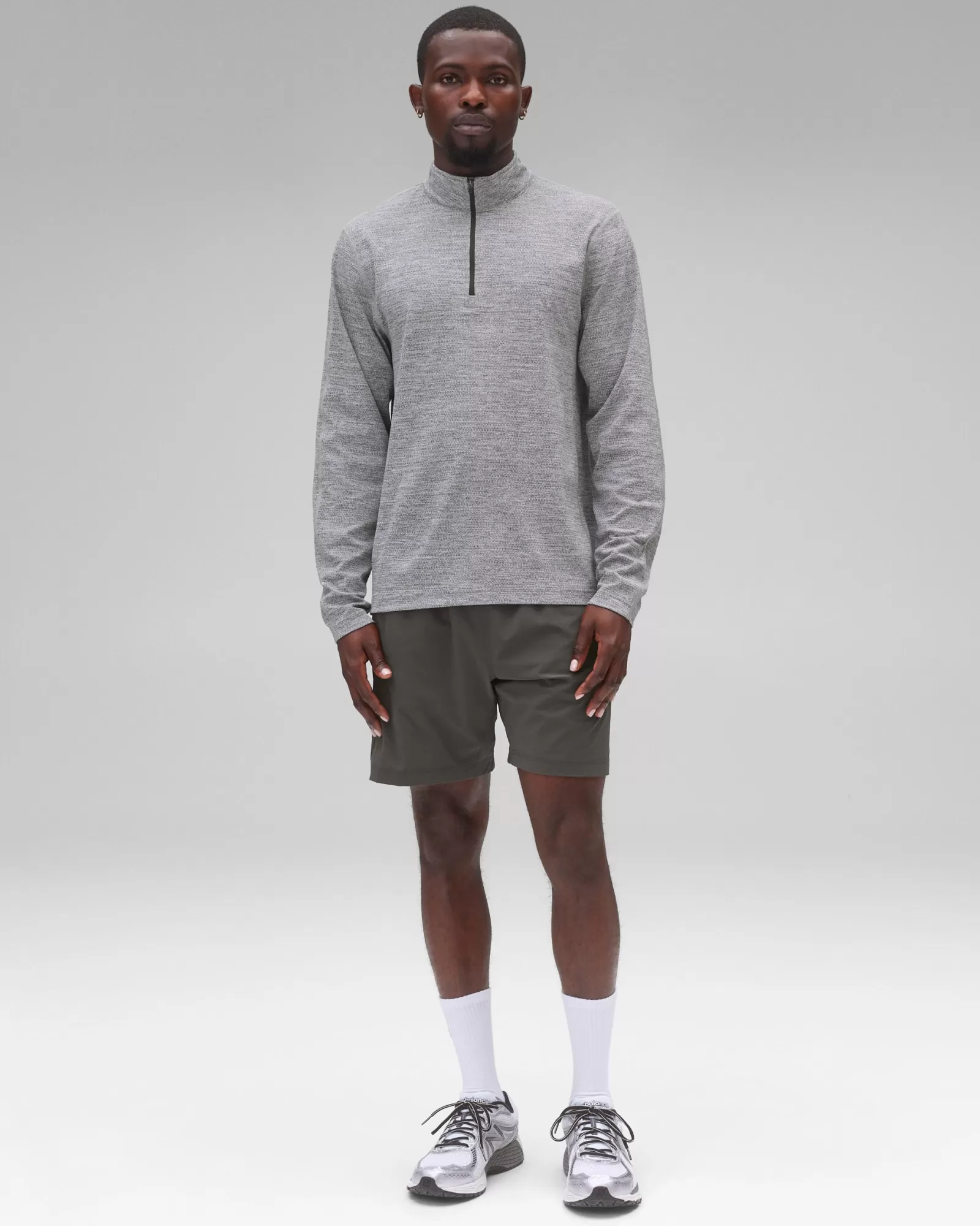 Reigning Champ Solotex Mesh Tiebreak Quarter Zip