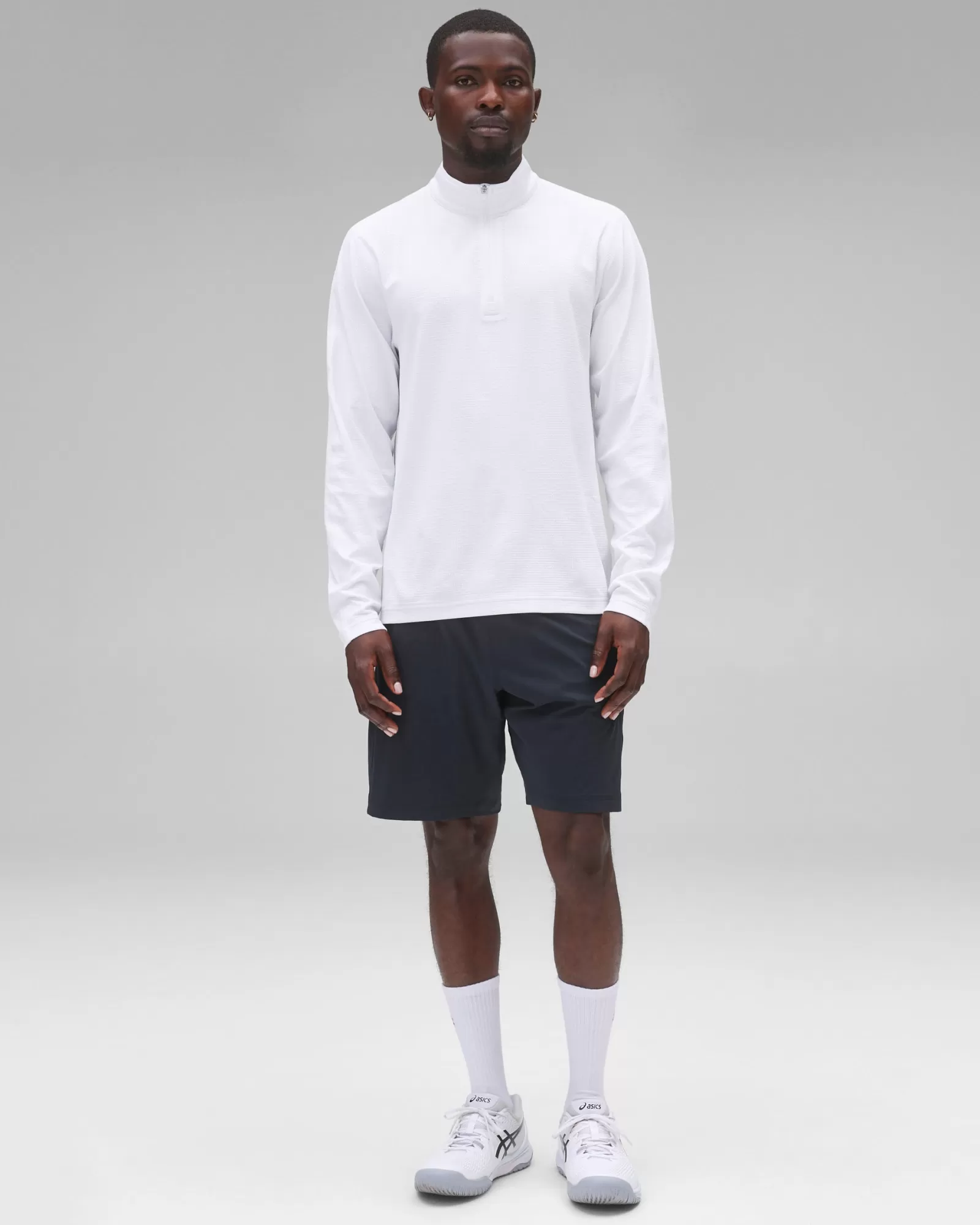 Reigning Champ Solotex Mesh Tiebreak Quarter Zip